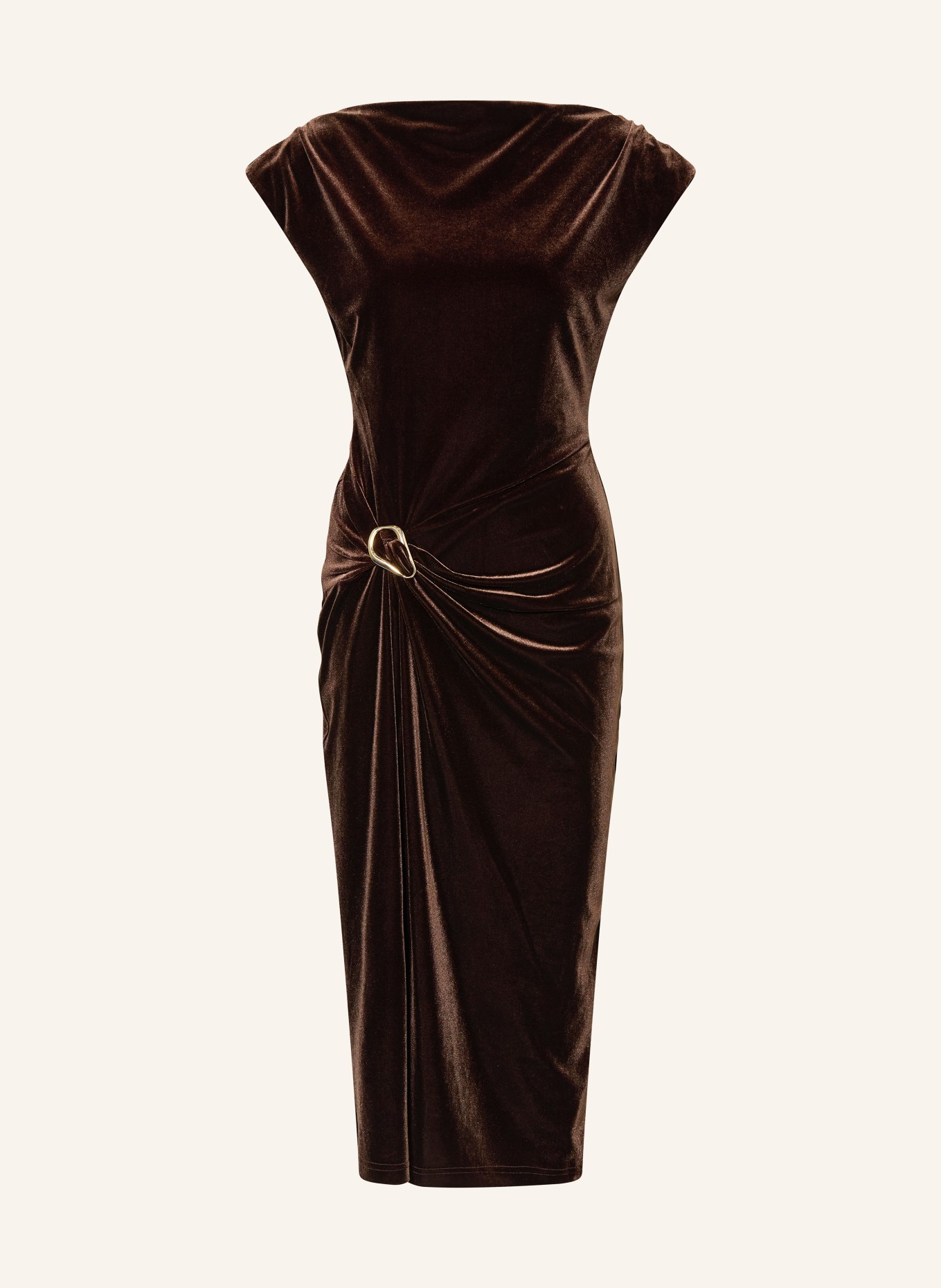 Phase Eight Samtkleid VERRA: DUNKELBRAUN