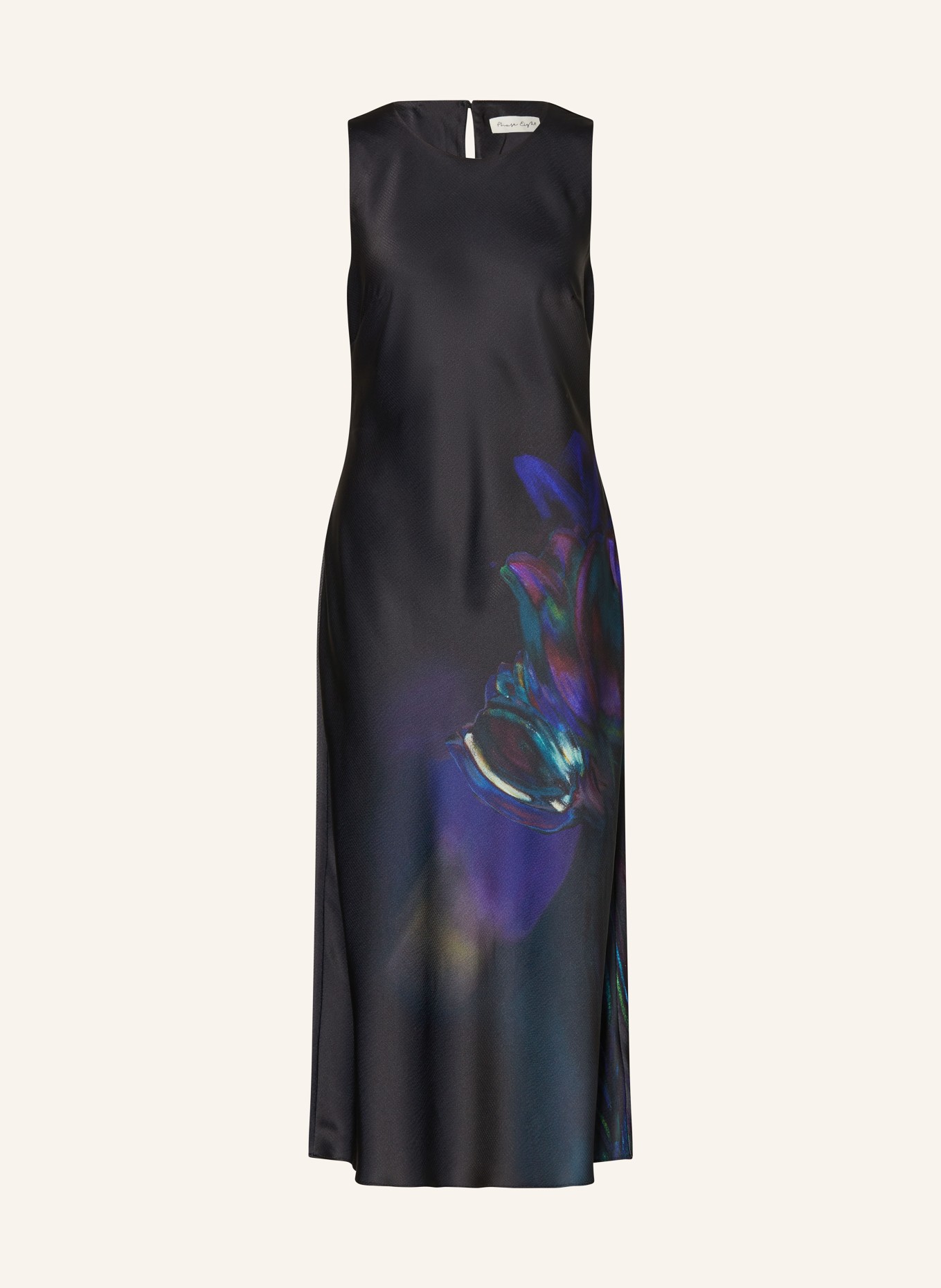 Phase Eight Satinkleid FELICITY: SCHWARZ / LILA / BLAU