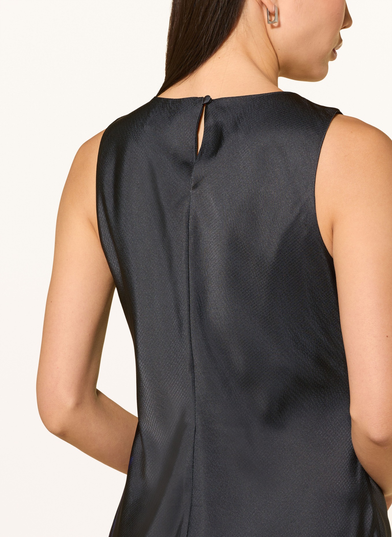 Phase Eight Satinkleid FELICITY: SCHWARZ / LILA / BLAU