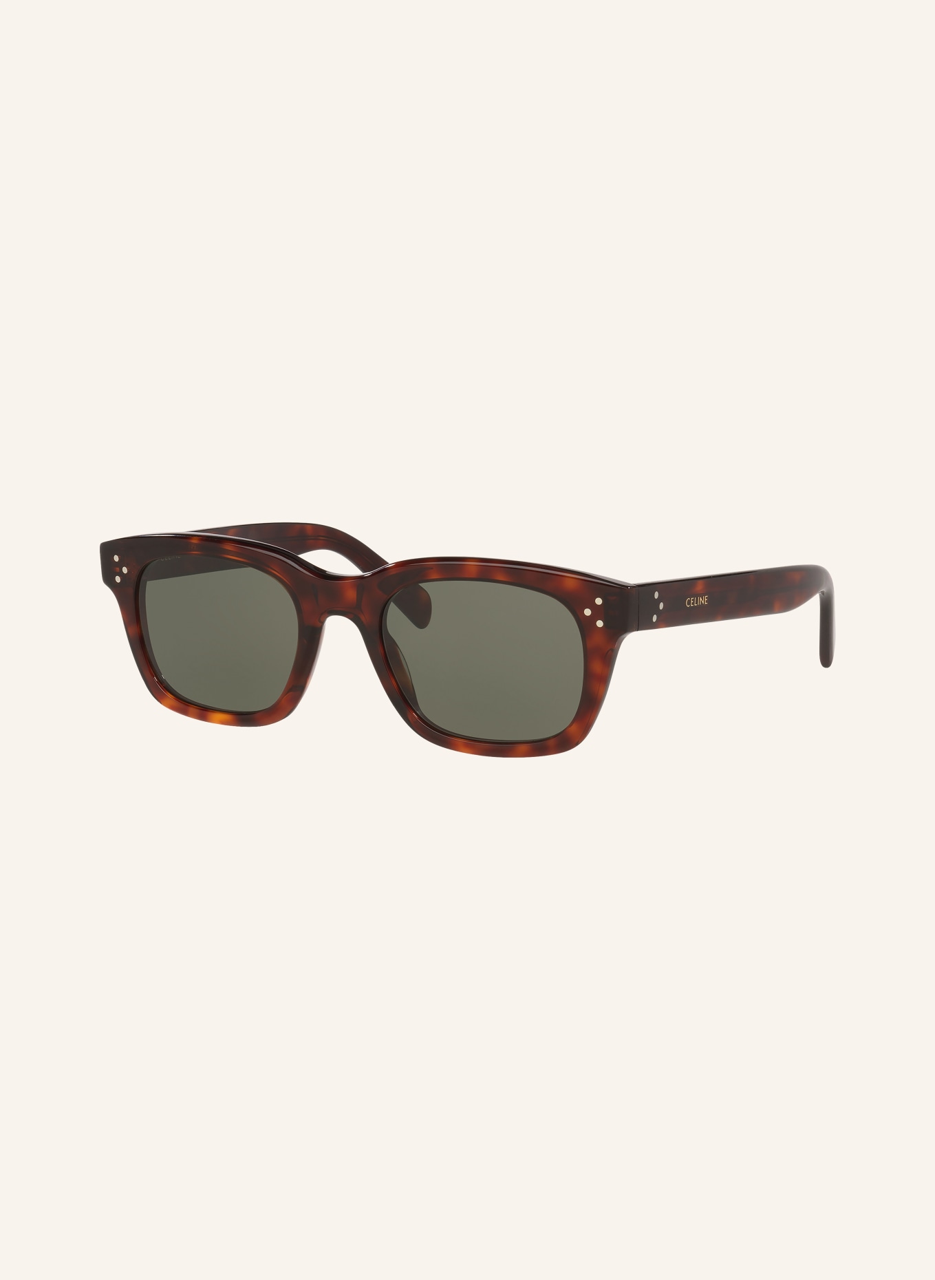 CELINE Sonnenbrille CL000521: HAVANA/ GRÜN