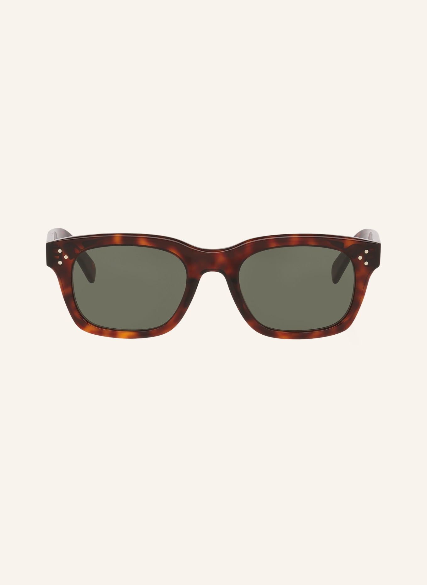CELINE Sonnenbrille CL000521: HAVANA/ GRÜN