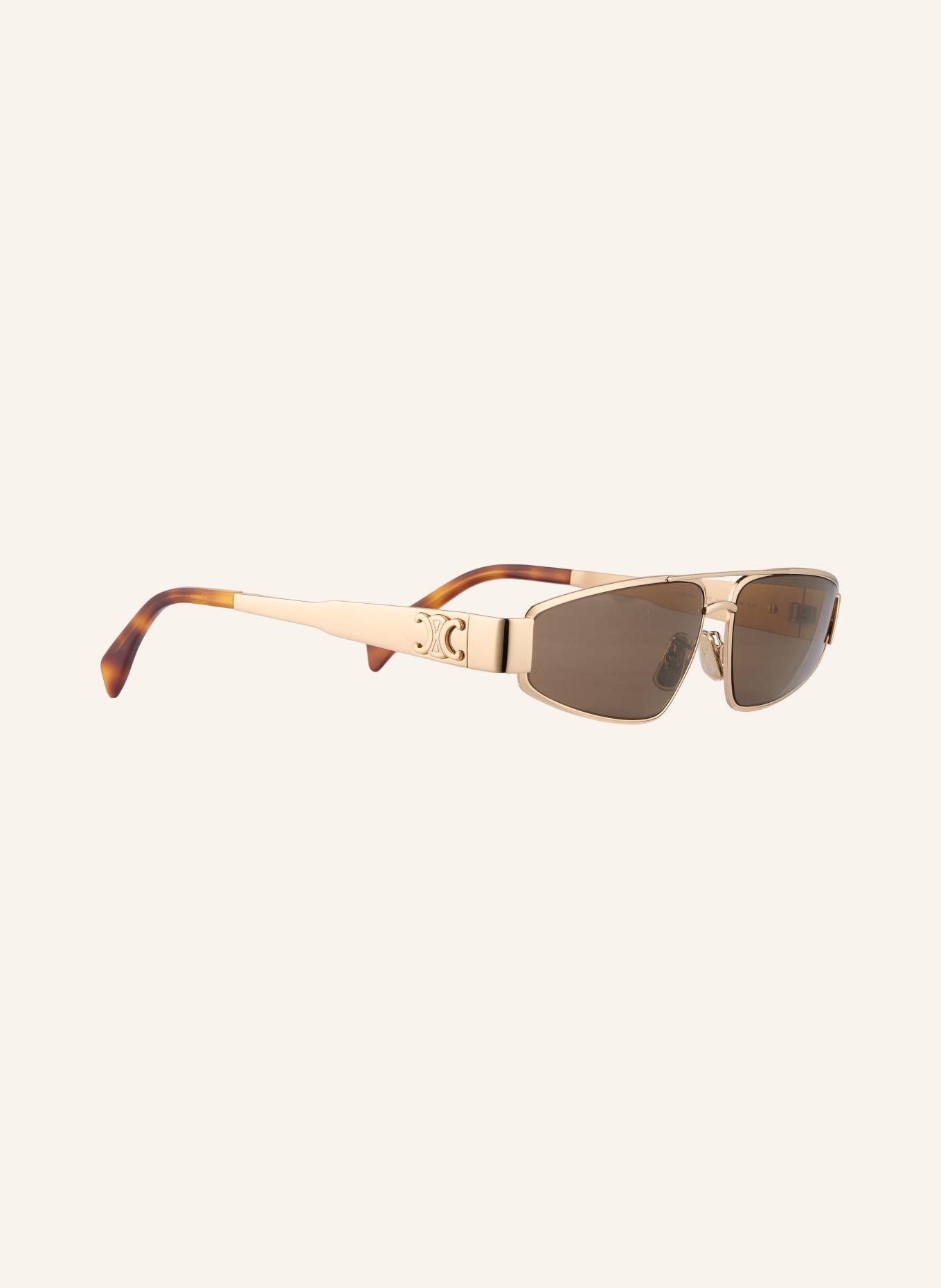 CELINE Sonnenbrille CL000572: GOLD/ BRAUN