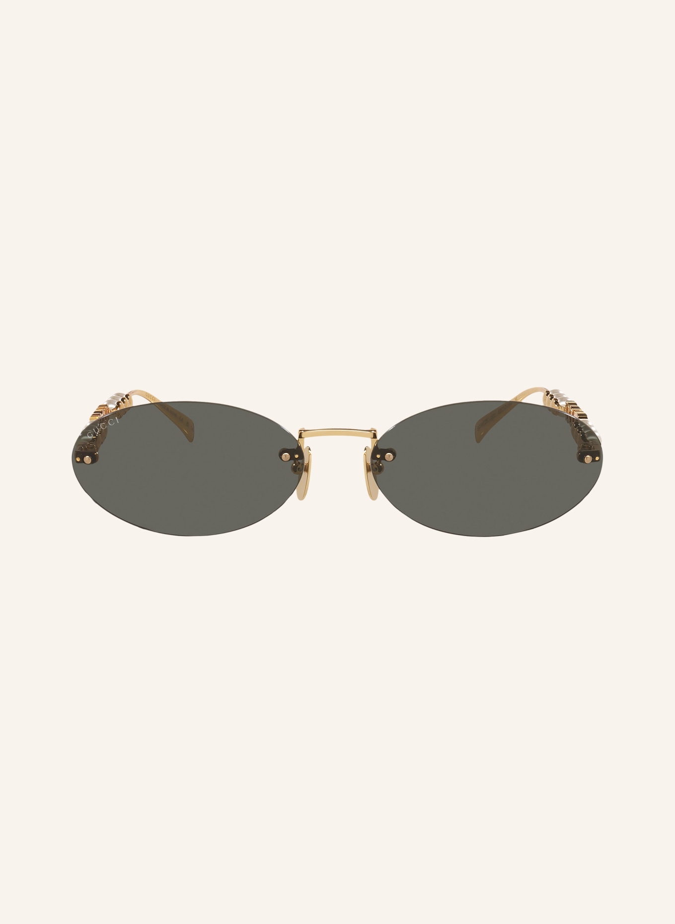 GUCCI Sonnenbrille GC002456: GOLD/ GRAU
