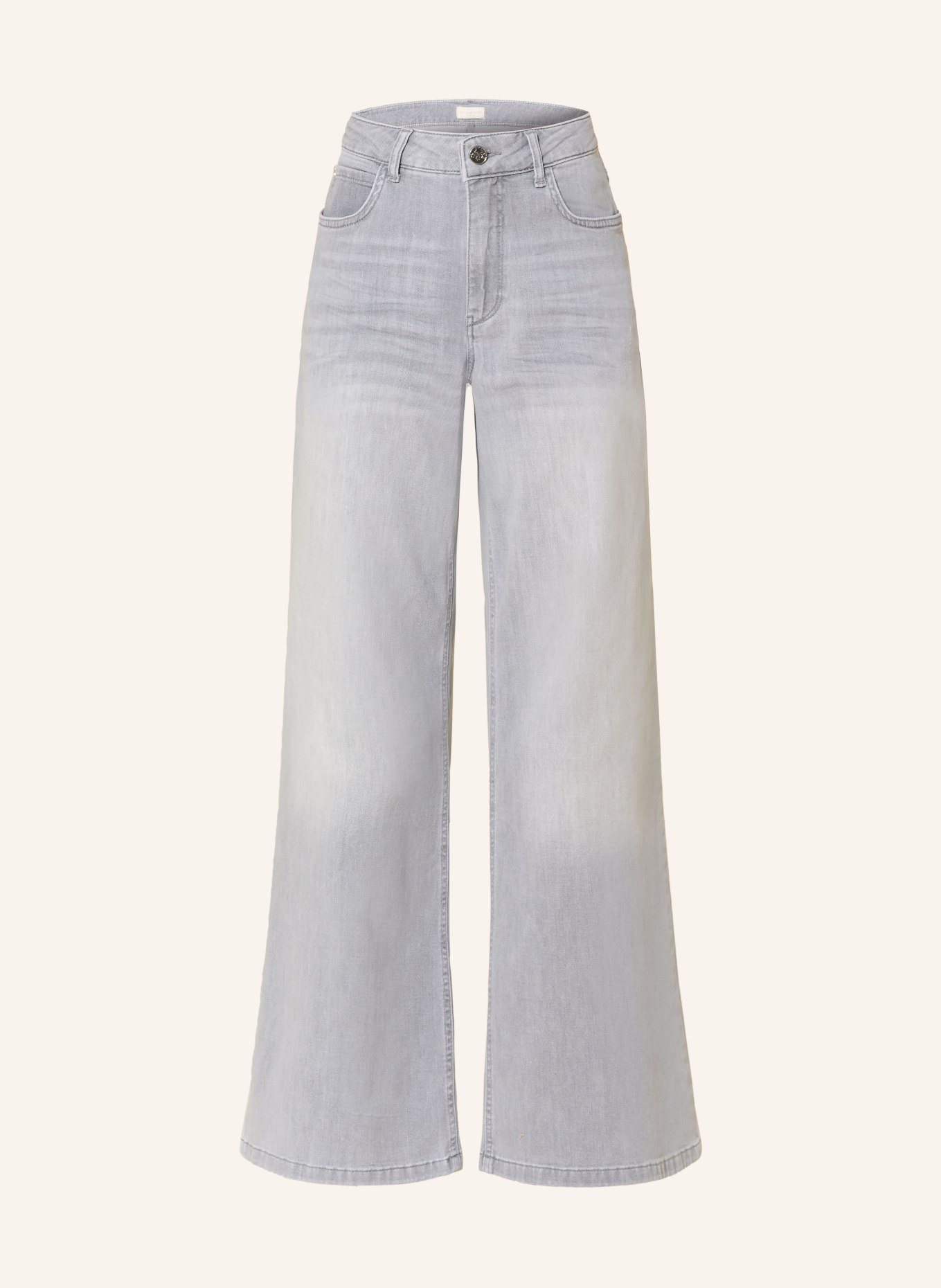 MILANO ITALY Wide Leg Jeans: 821 grey denim
