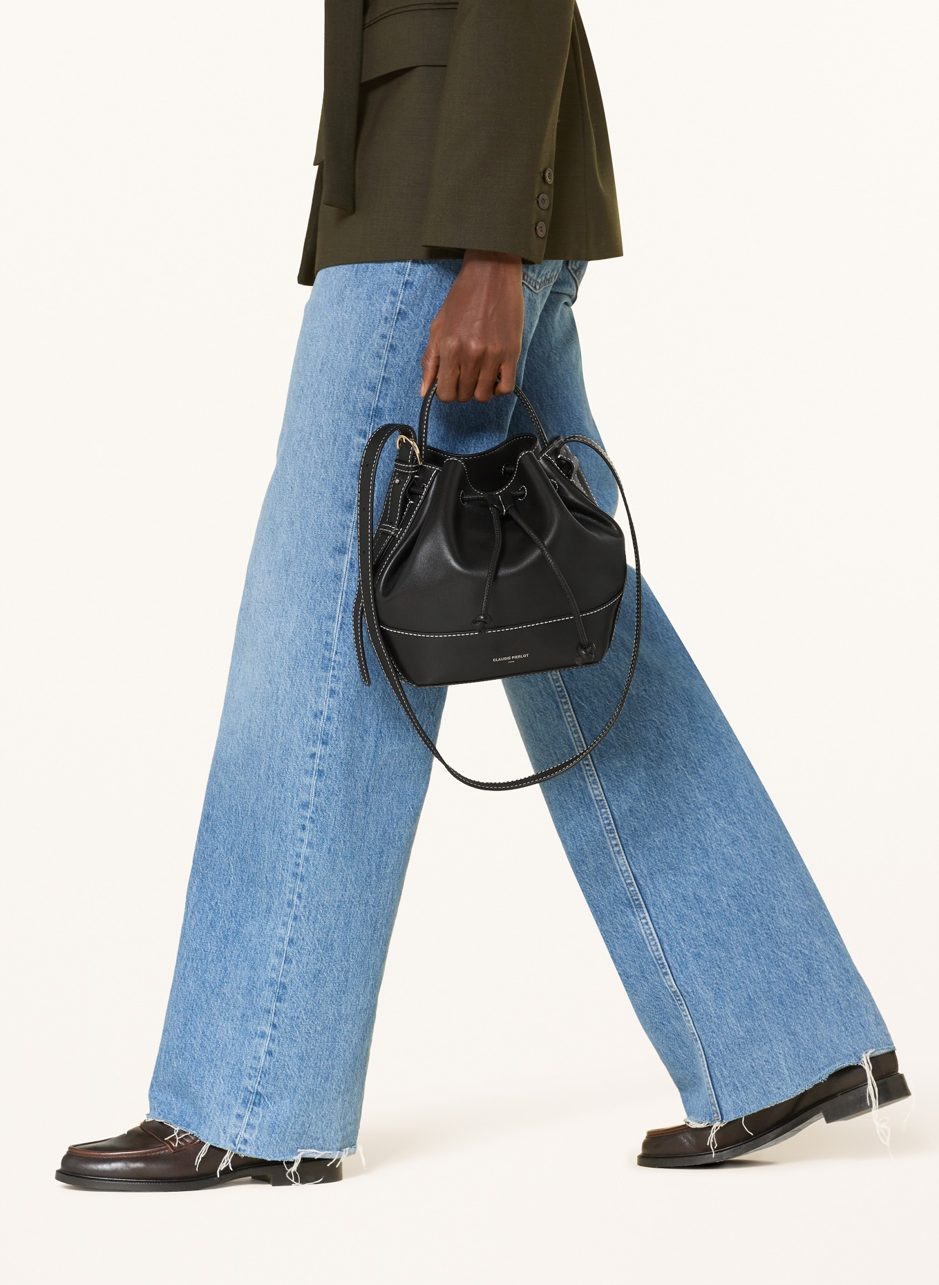 CLAUDIE PIERLOT Beuteltasche: SCHWARZ