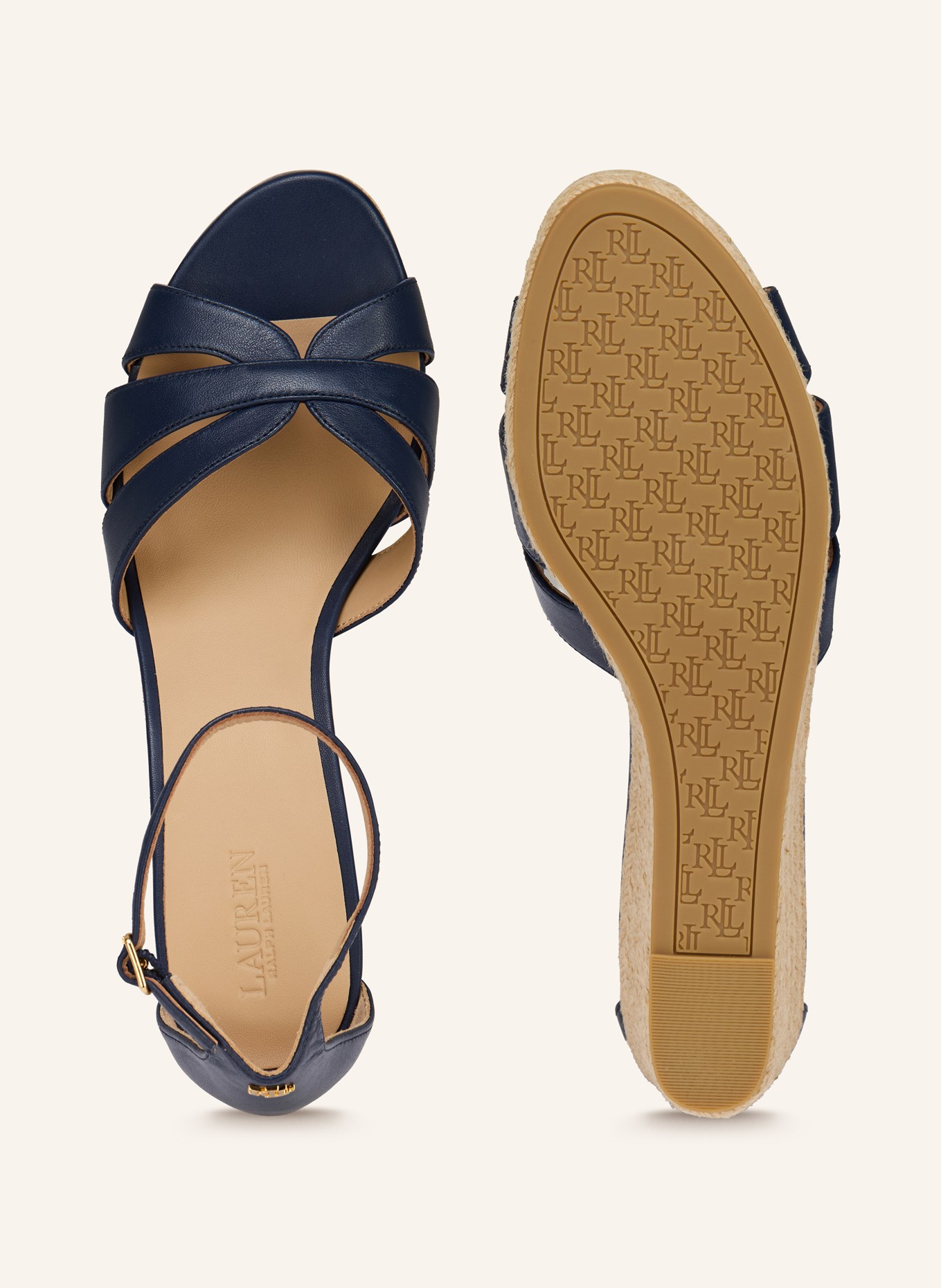 LAUREN RALPH LAUREN Wedges NELLIE: DUNKELBLAU