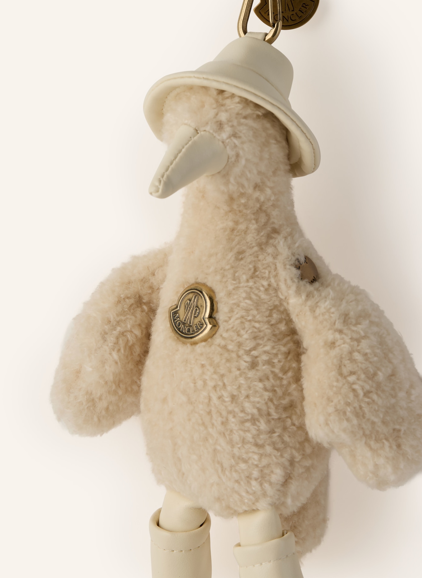 MONCLER Schlüsselanhänger DUCK: CREME