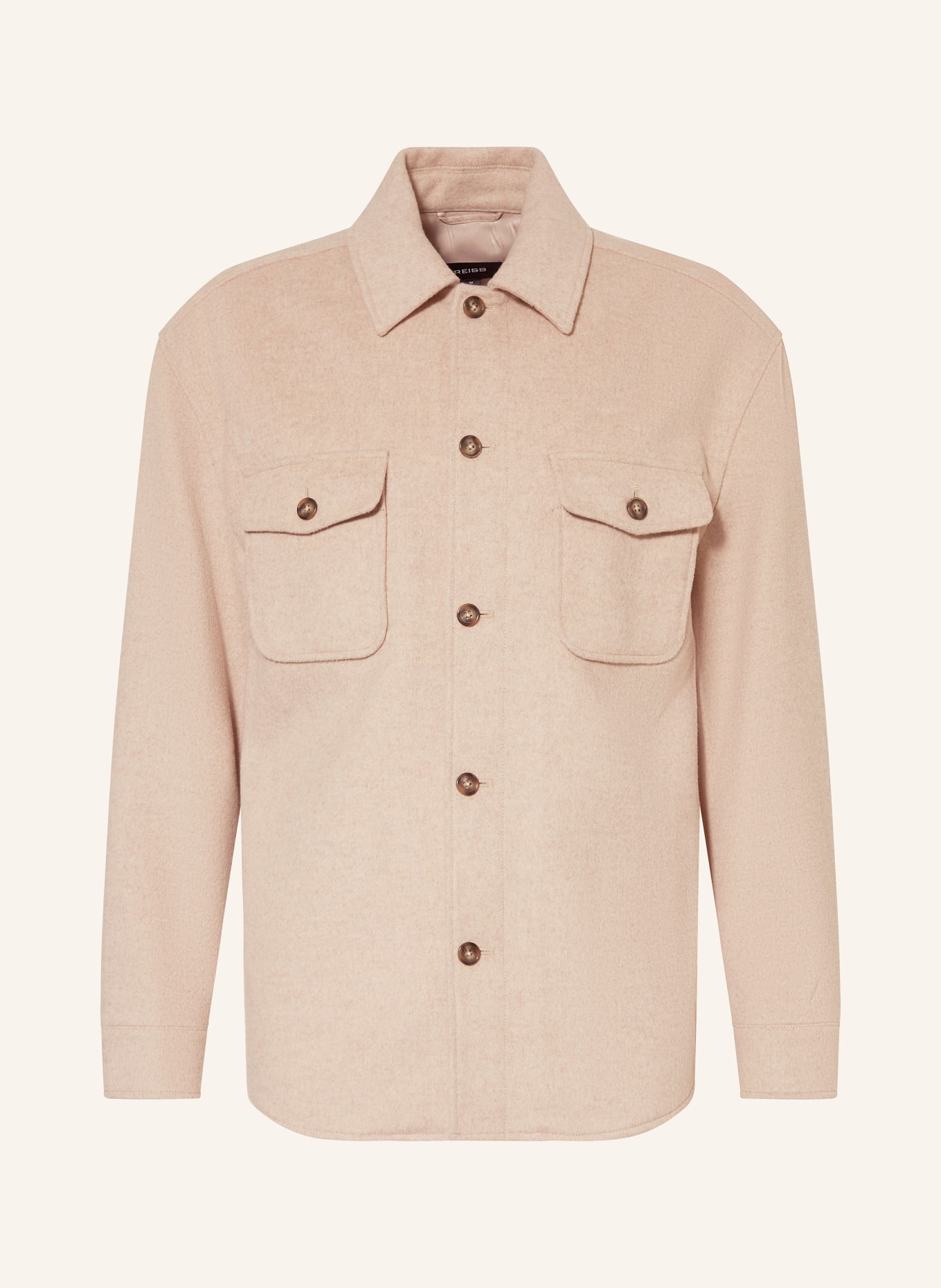 REISS Overjacket LIAM: HELLBRAUN