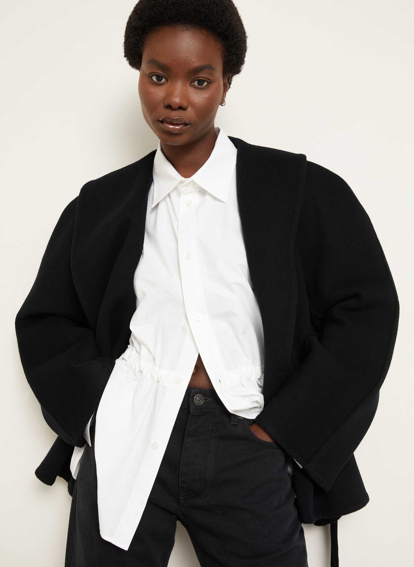BALENCIAGA Jachetă: NEGRU