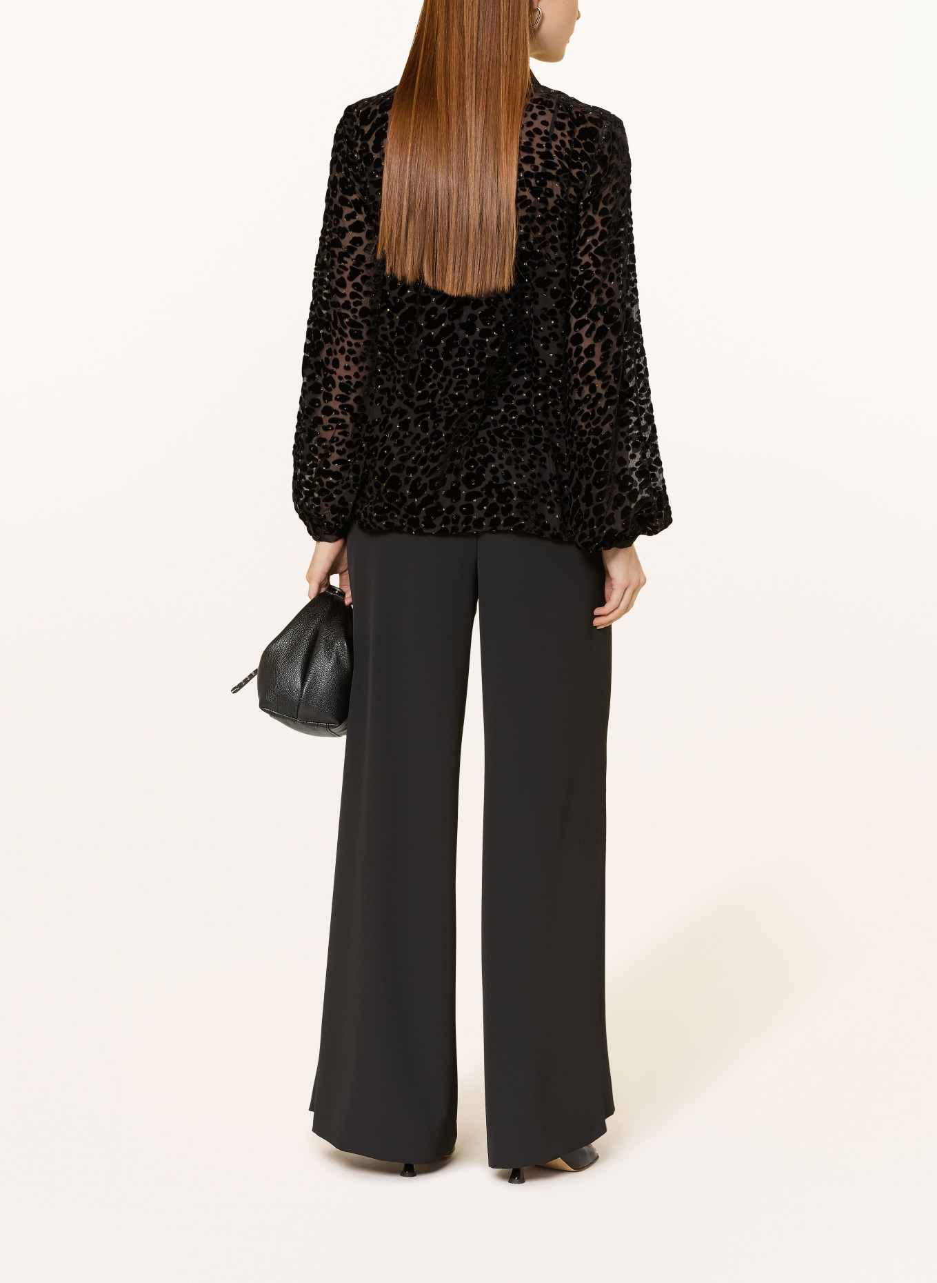 Phase Eight Hemdbluse DELLA mit Glitzergarn: SCHWARZ