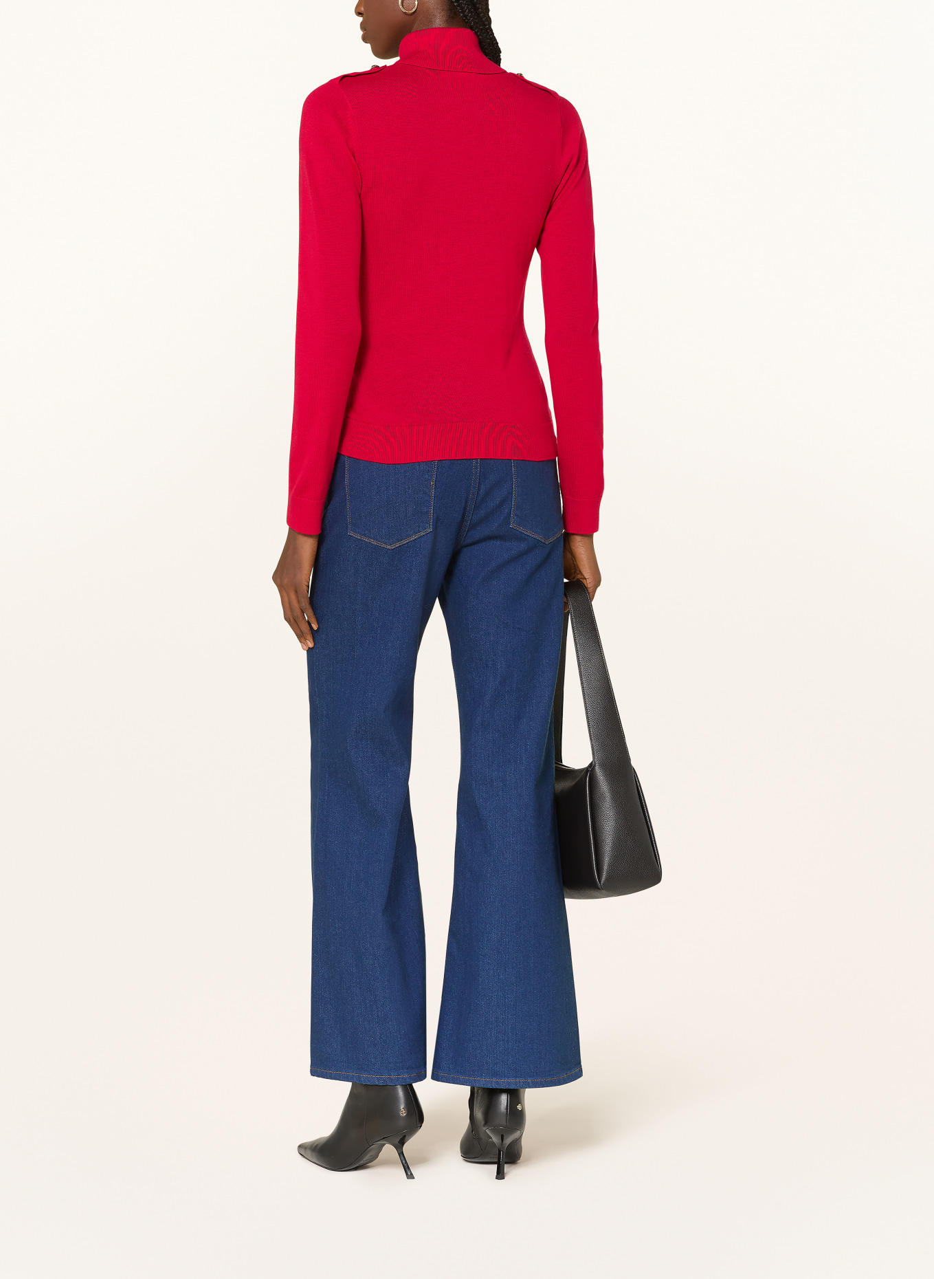 REISS Rollkragenpullover CORRINE: ROT