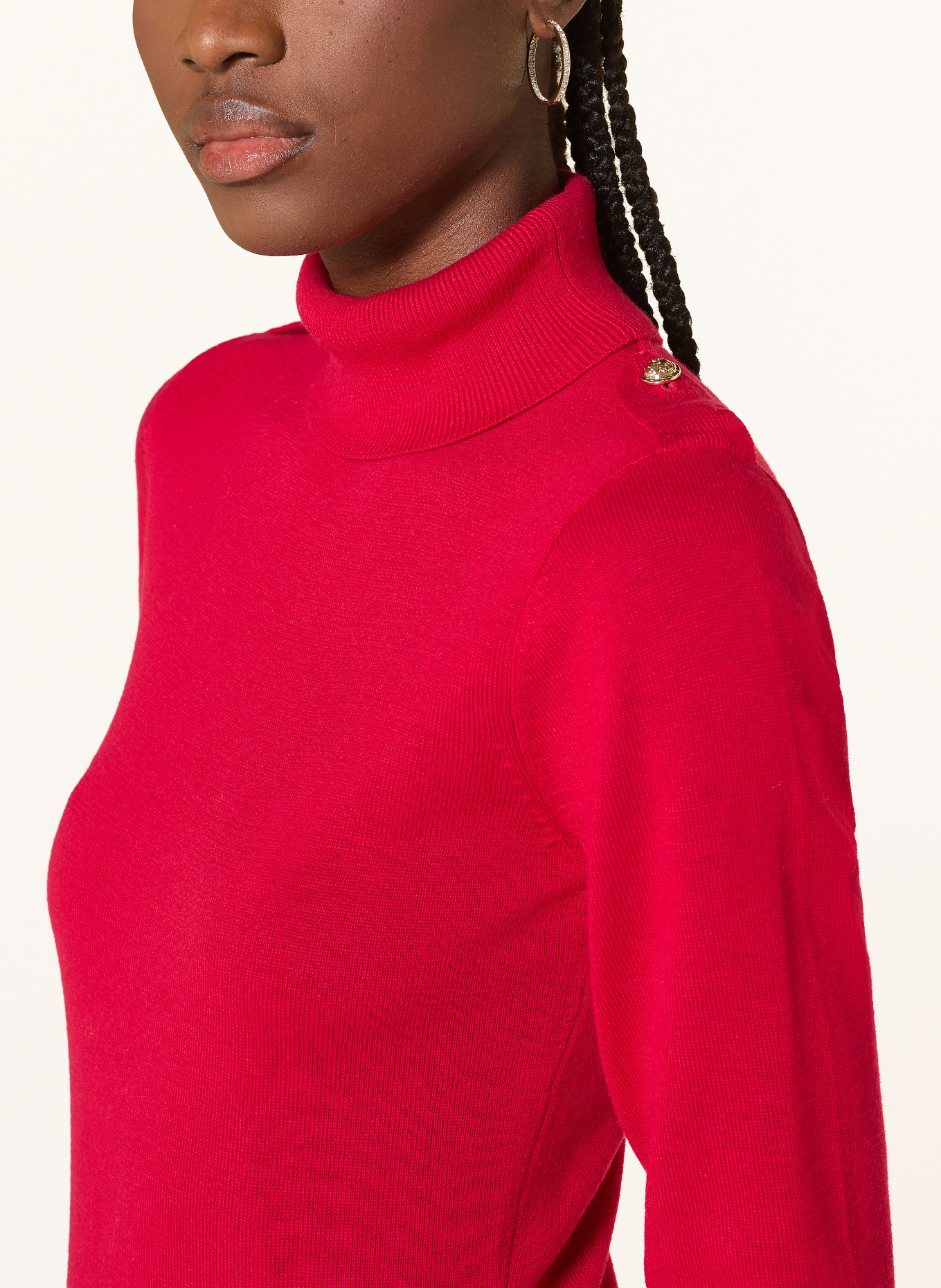 REISS Rollkragenpullover CORRINE: ROT