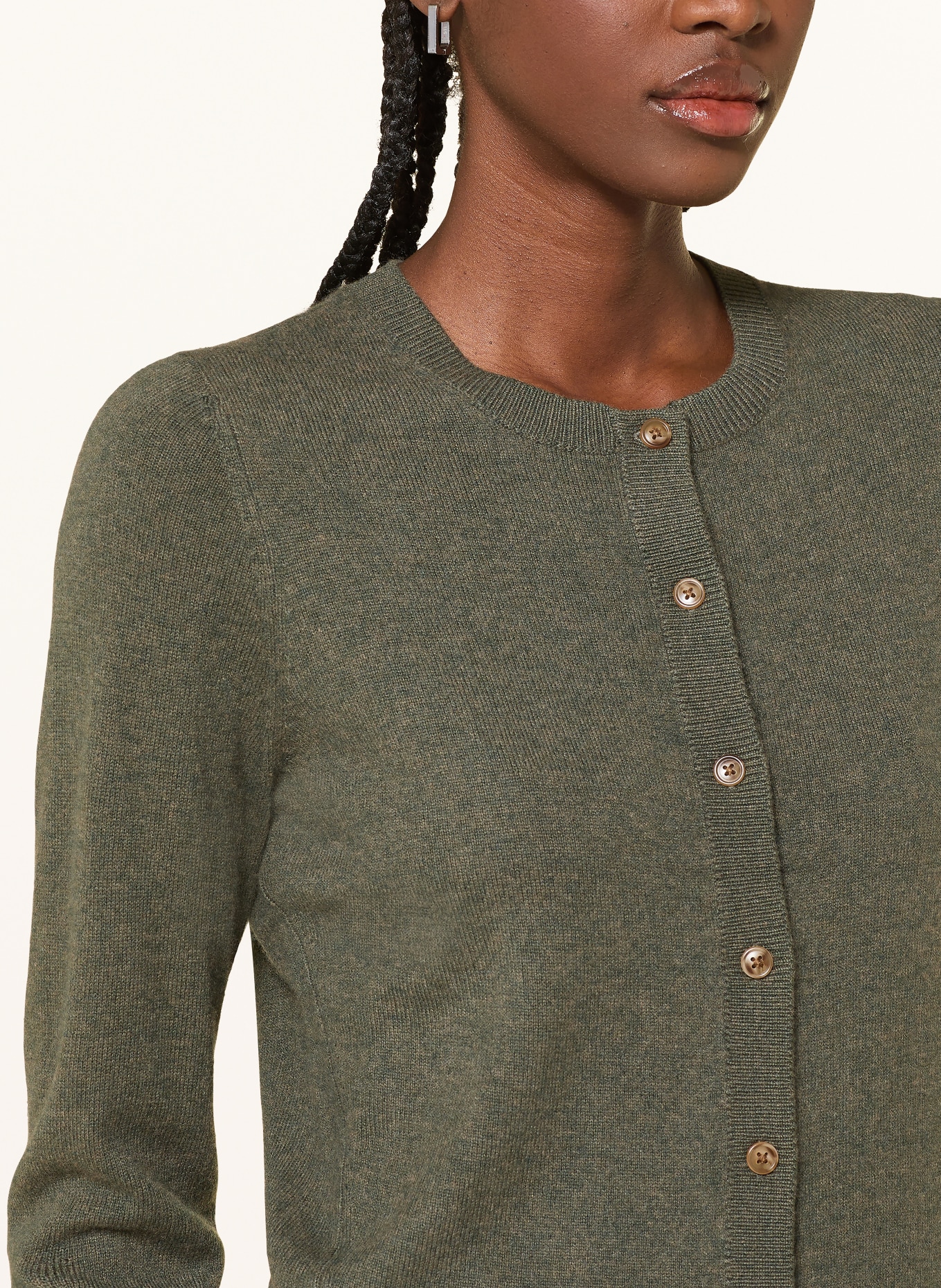 REISS Strickjacke RIMA: GRÜN