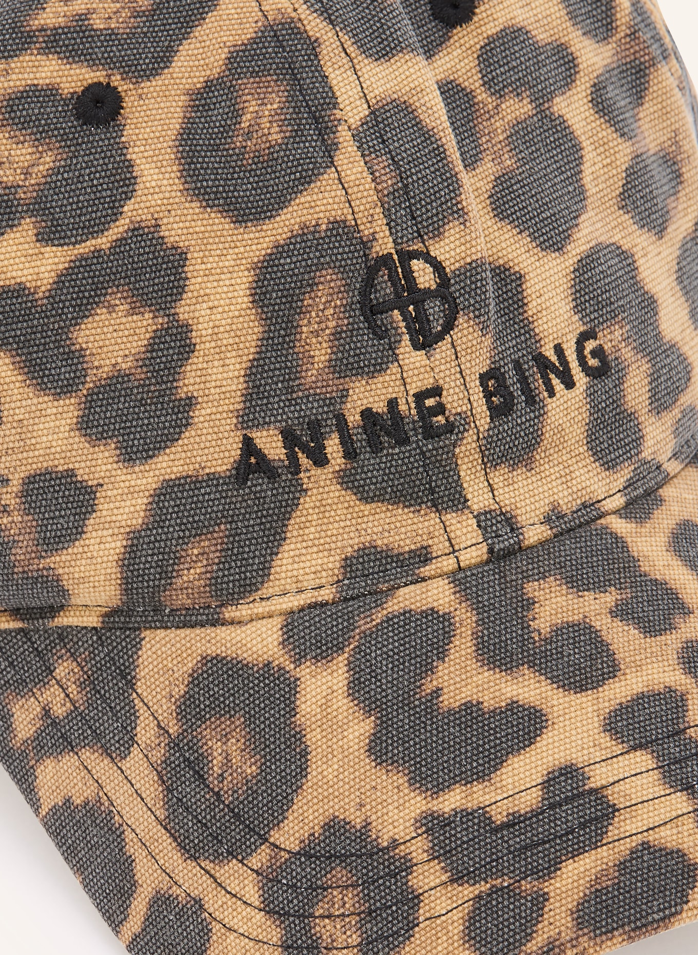 ANINE BING Cap JEREMY: BRAUN / HELLBRAUN
