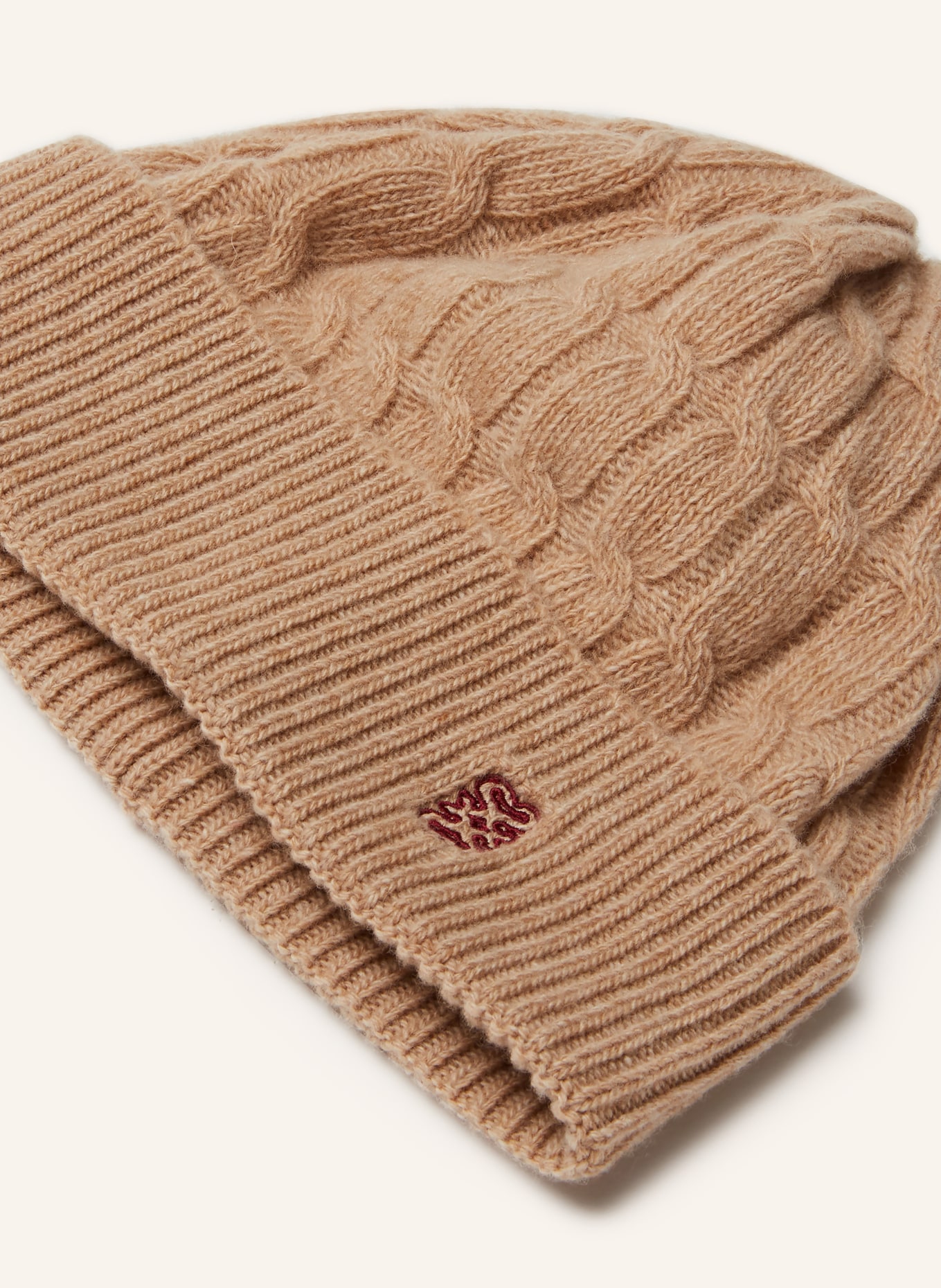 SANDRO czapka: CAMELOWY