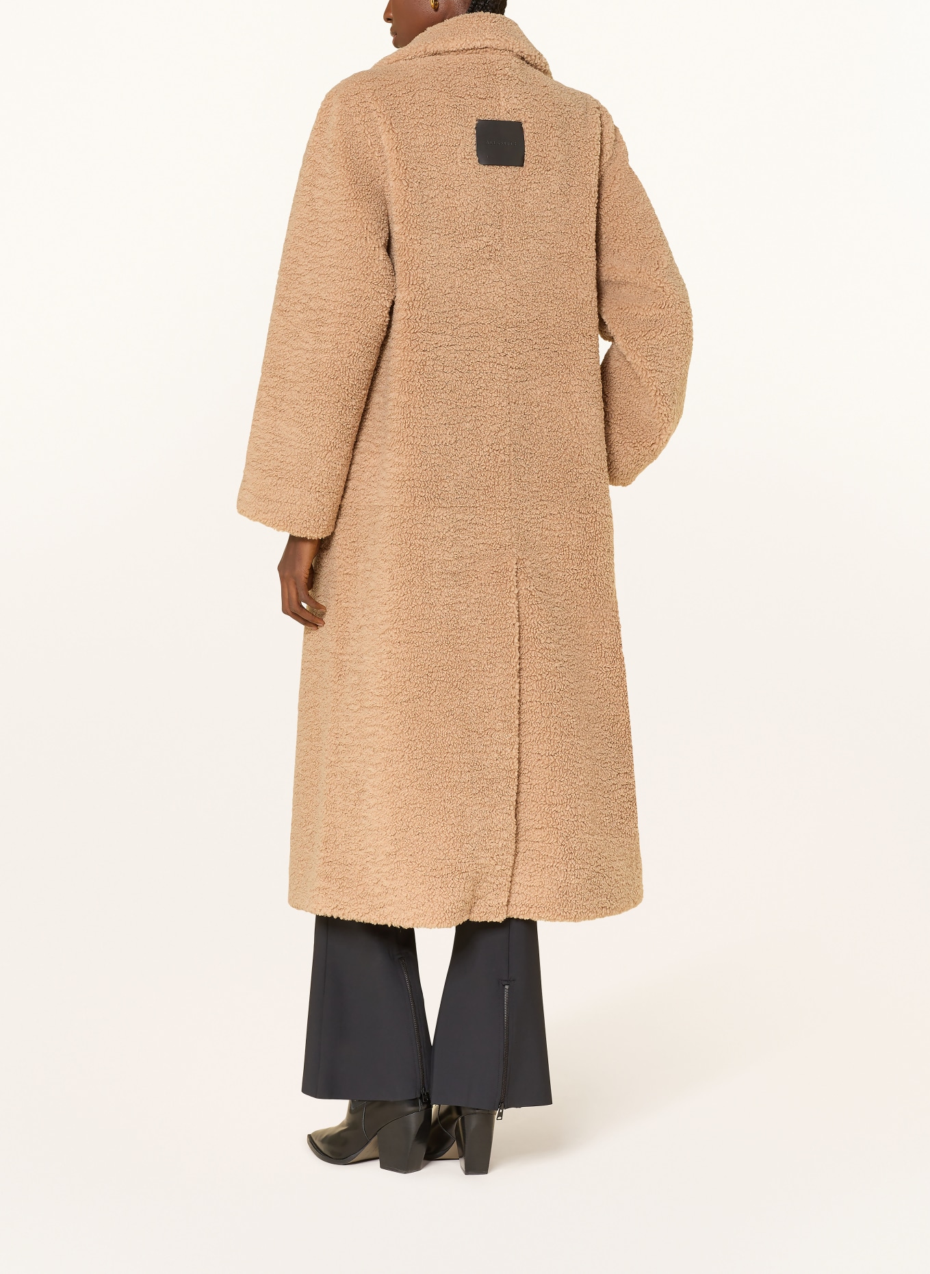 ALLSAINTS Teddyfell-Mantel FREDDIE: CAMEL