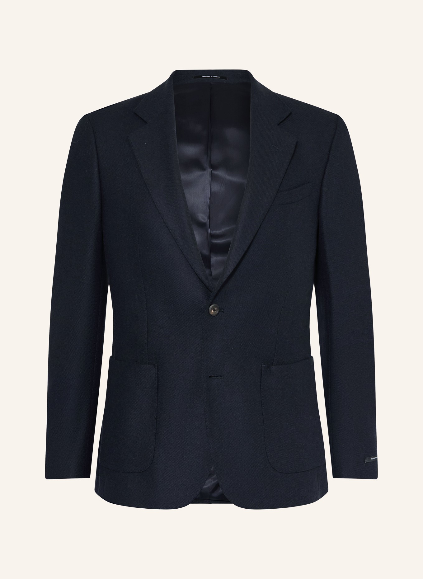 REISS Samtsakko APSARA Slim Fit: DUNKELBLAU