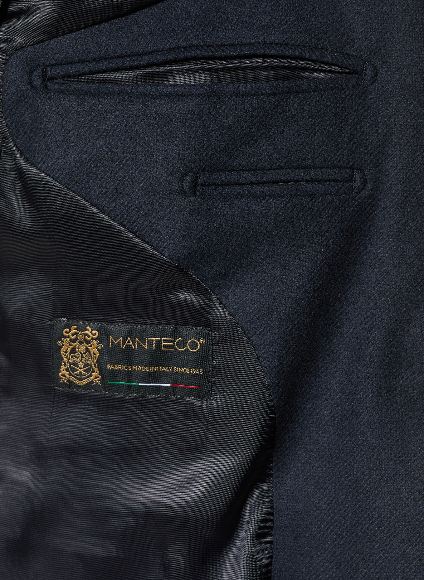 REISS Samtsakko APSARA Slim Fit: DUNKELBLAU