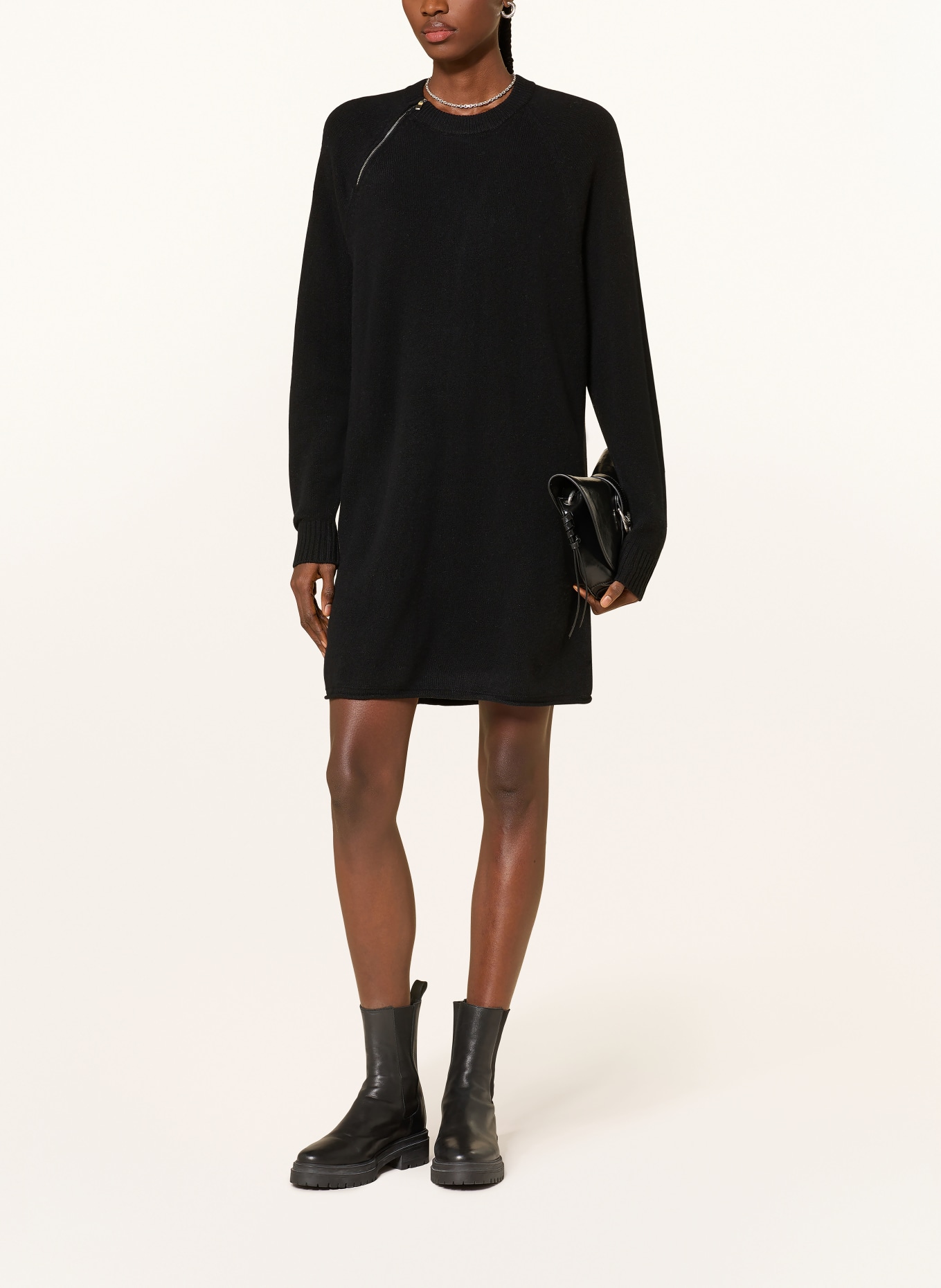 ba&sh Strickkleid CHEIMA: SCHWARZ