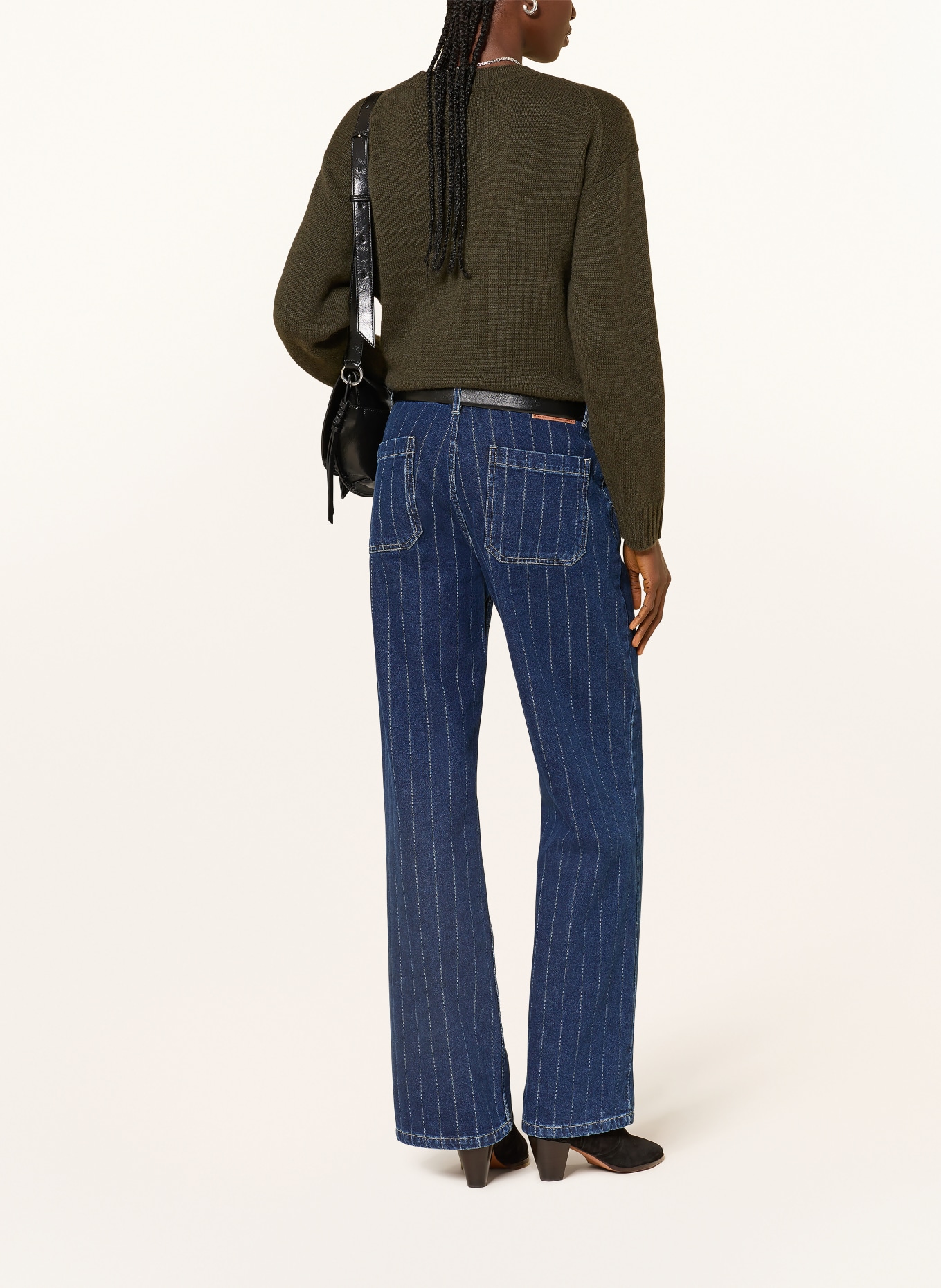 ba&sh Cashmere-Pullover CESNIK: KHAKI