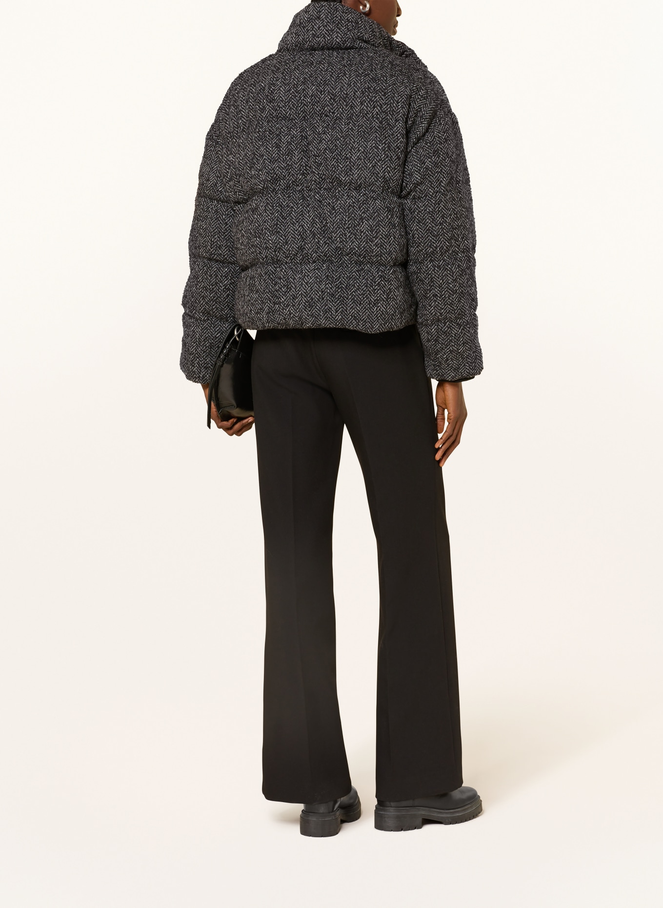 ba&sh Steppjacke HIDI: SCHWARZ / GRAU