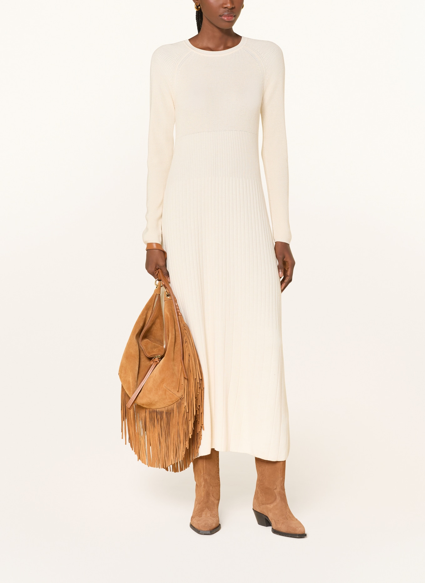 ba&sh Strickkleid: ECRU