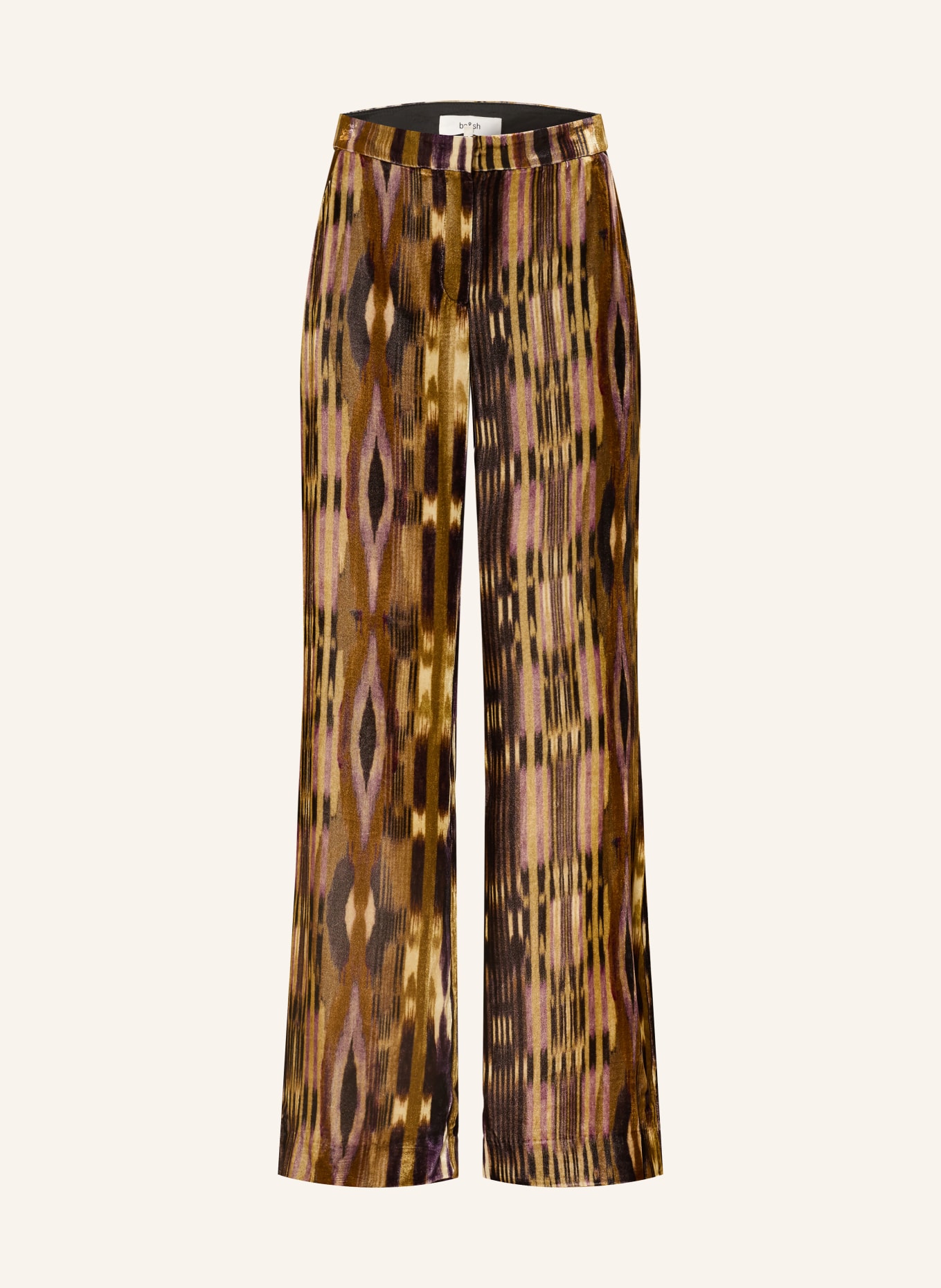 ba&sh Marlenehose VELVO aus Samt: KHAKI / LILA / SCHWARZ