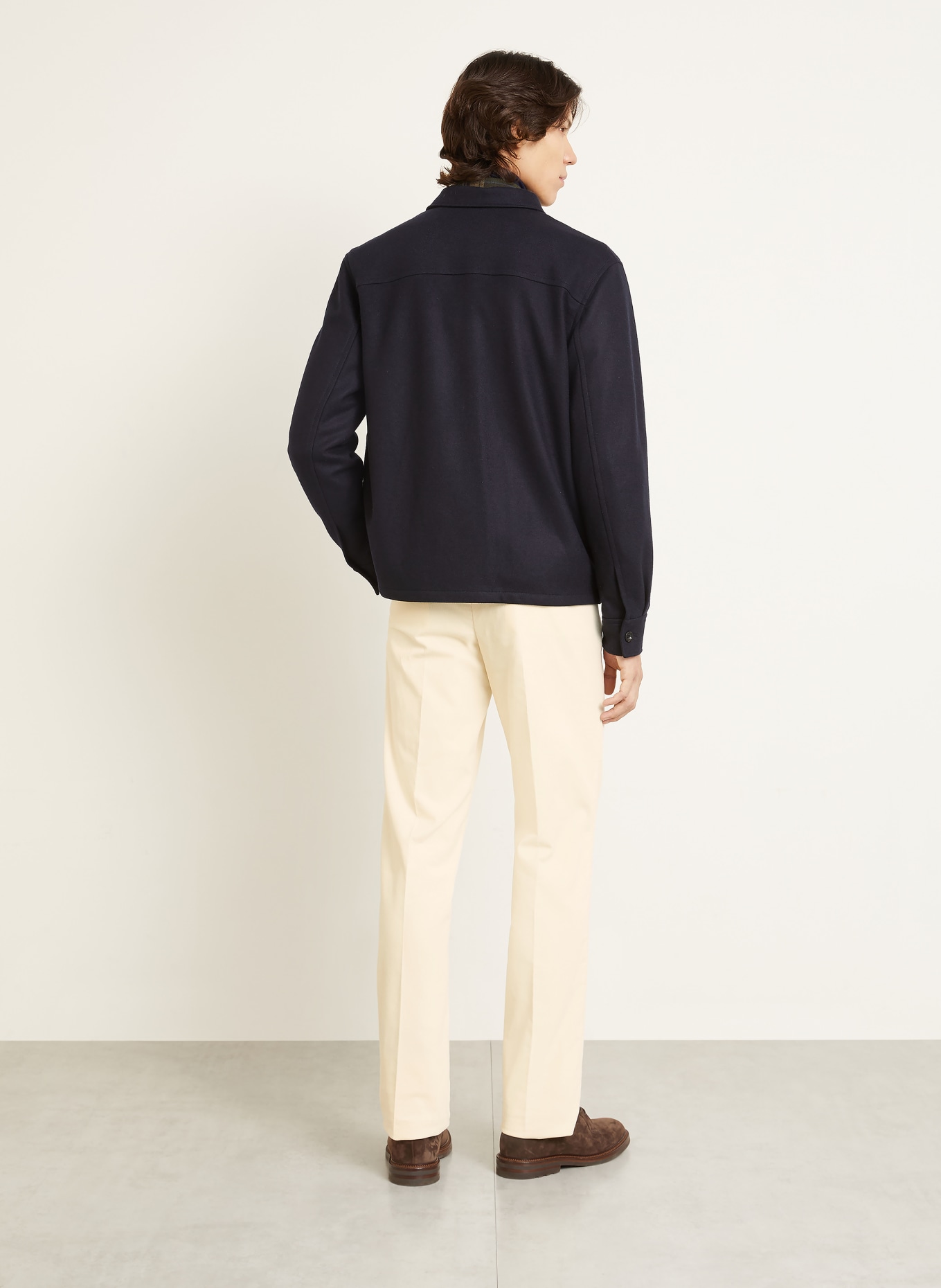 RALPH LAUREN PURPLE LABEL Cordchino GREGORY Regular Fit: CREME