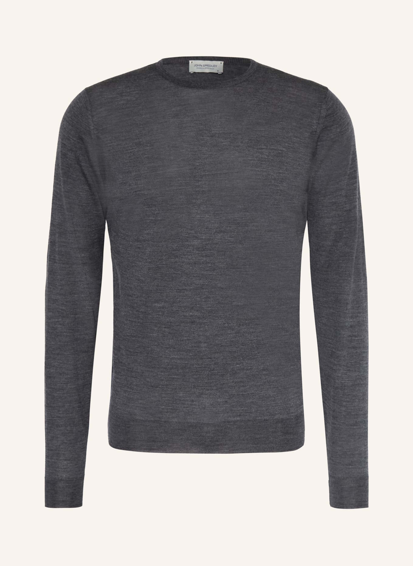 JOHN SMEDLEY Pullover aus Merinowolle: DUNKELGRAU