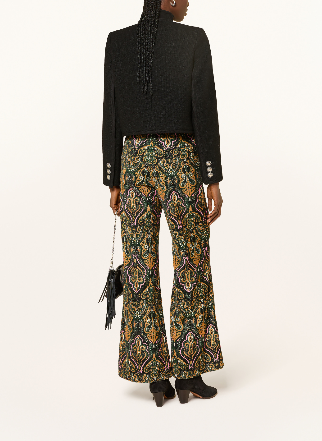 ba&sh Kastenjacke POLIE aus Tweed: SCHWARZ