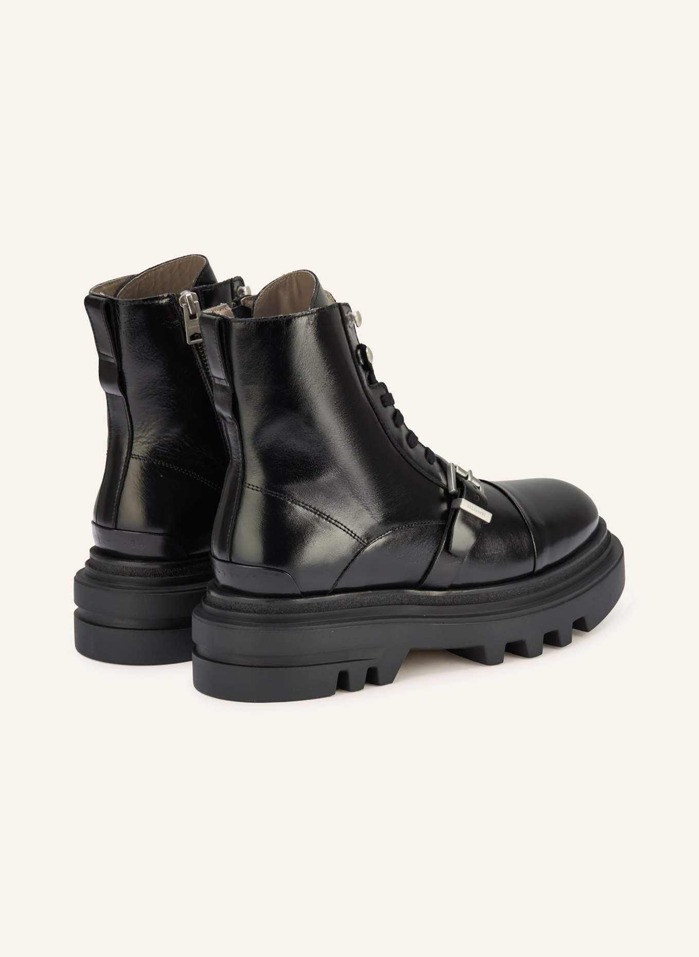 ALLSAINTS Schnürboots ASTRID: SCHWARZ