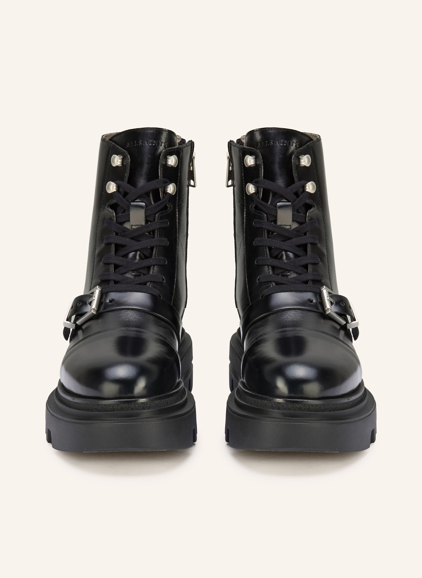 ALLSAINTS Schnürboots ASTRID: SCHWARZ