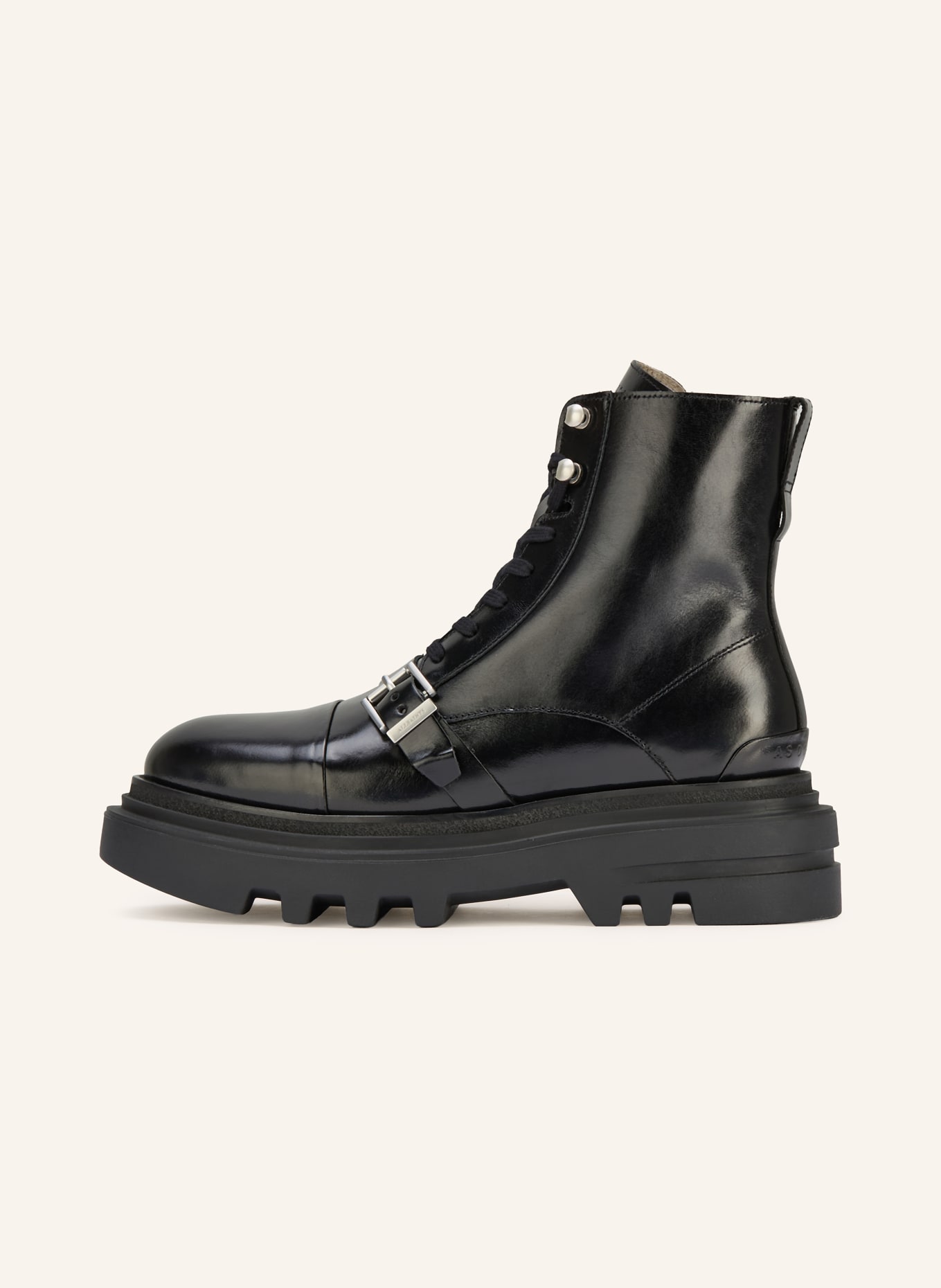 ALLSAINTS Schnürboots ASTRID: SCHWARZ