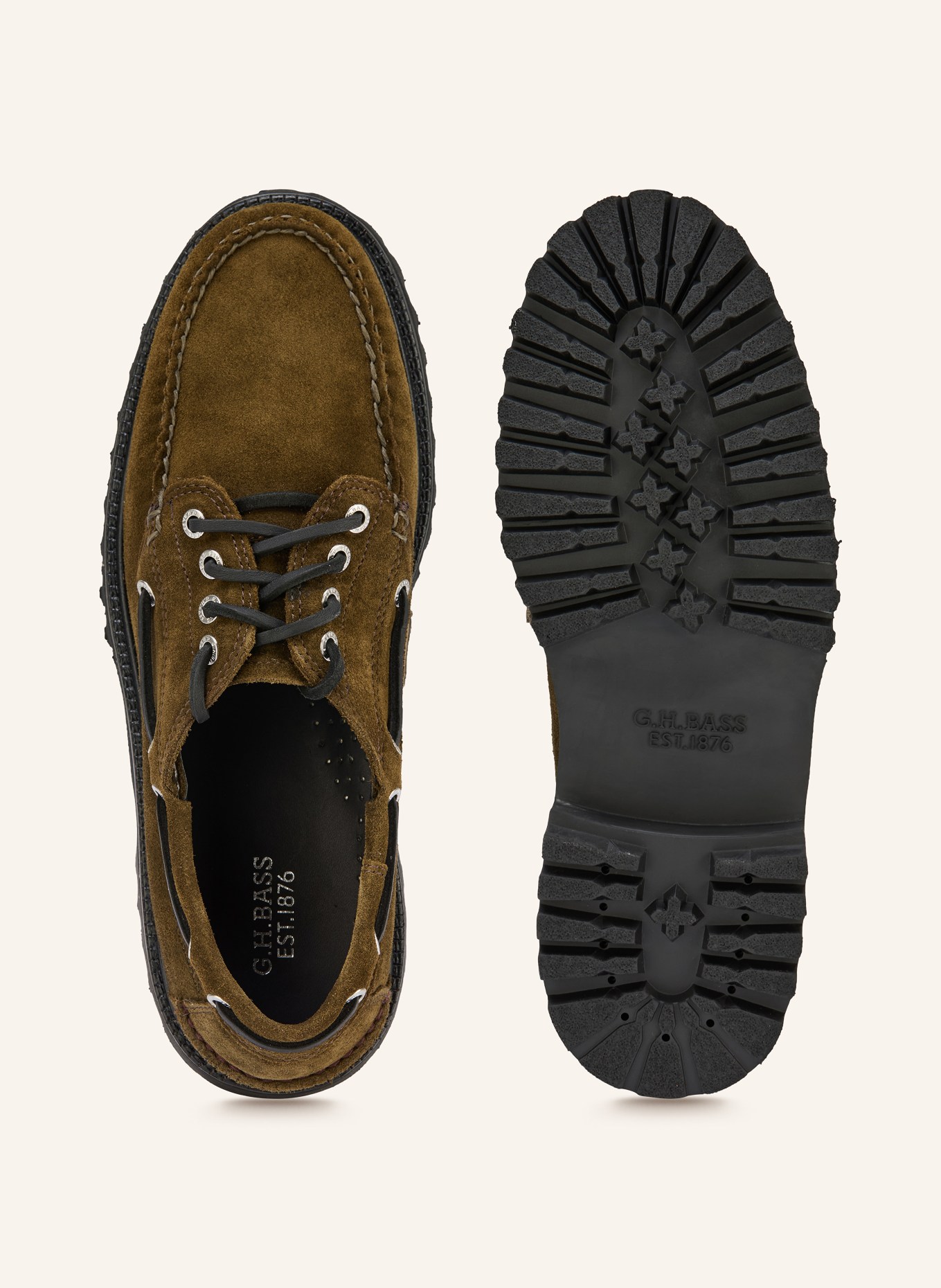 G.H.Bass Bootsschuhe RANGER: KHAKI