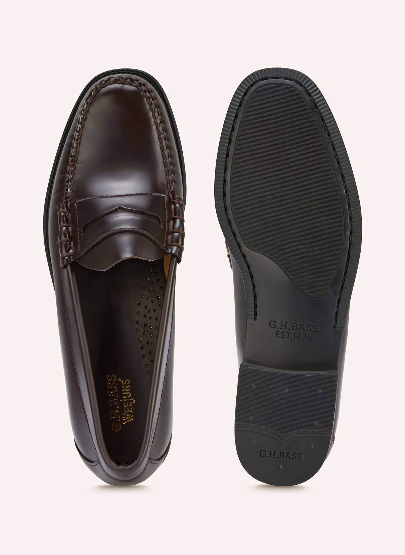 G.H.Bass Penny-Loafer WEEJUN II: DUNKELBRAUN