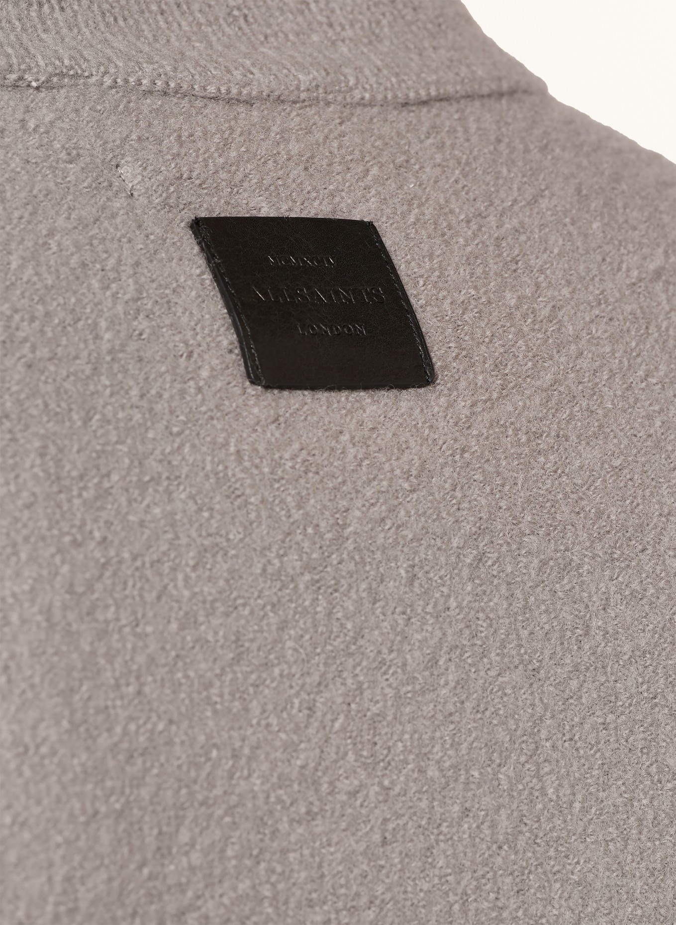 ALLSAINTS Sweter MARKO z wełny merynosowej: SZARY