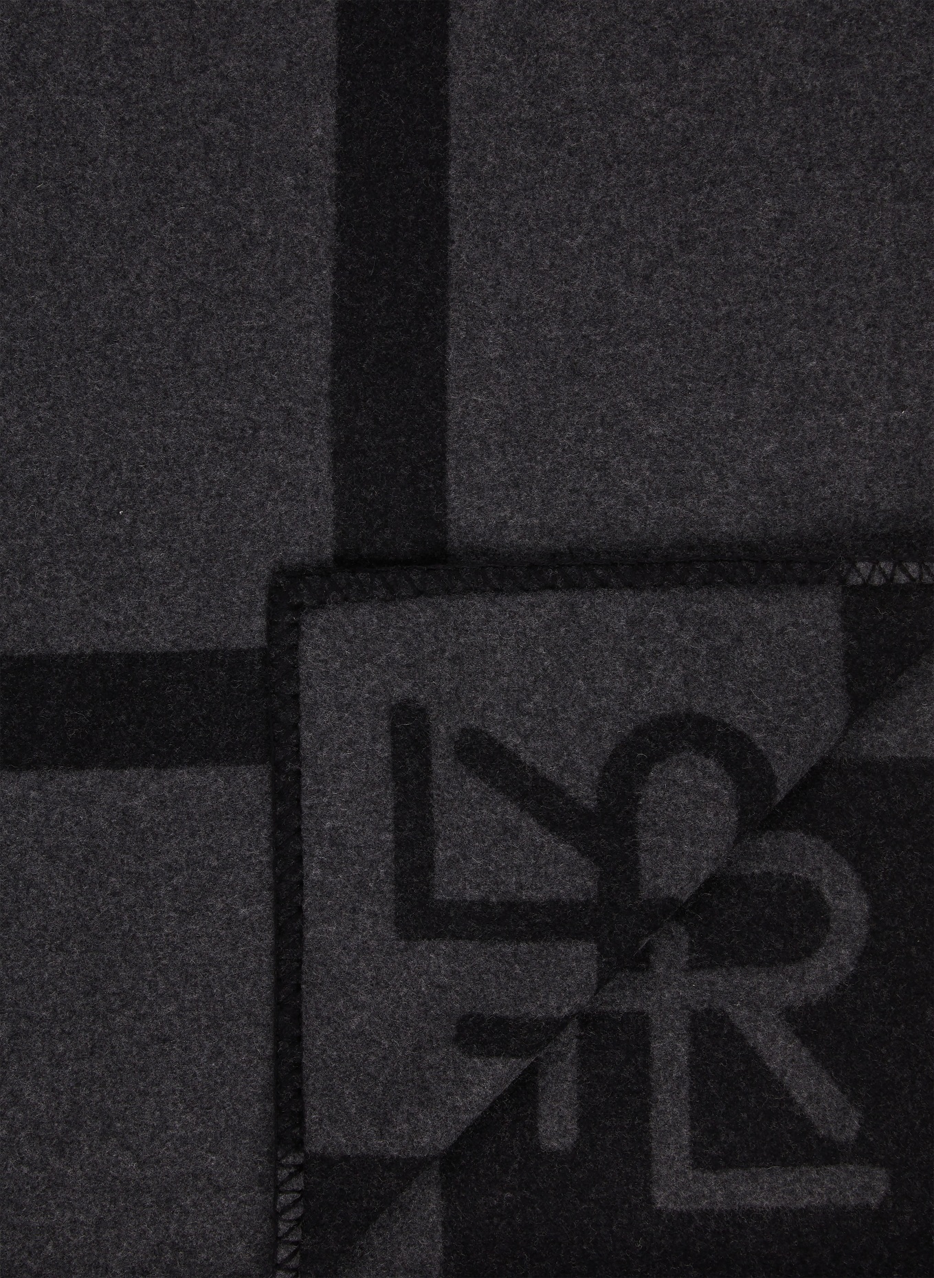 RALPH LAUREN HOME Plaid NORTHAM: SCHWARZ / DUNKELGRAU