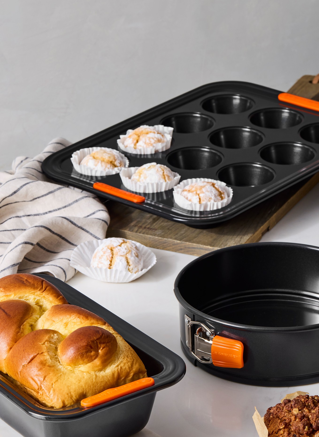 LE CREUSET 3er-Set Backformen: NO COLOR