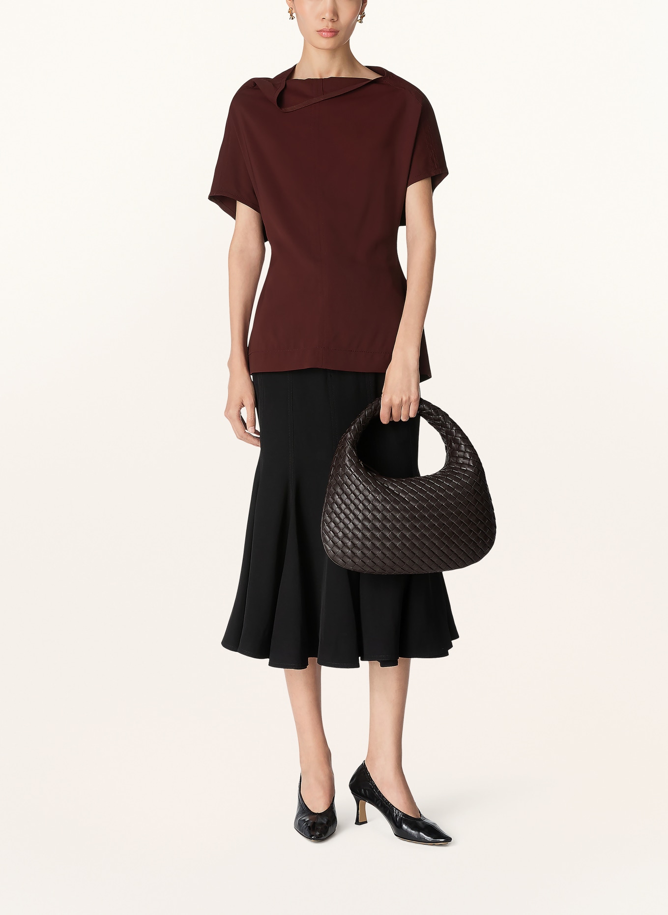 BOTTEGA VENETA Handtasche VENETA SMALL: FONDANT / MUSE BRASS