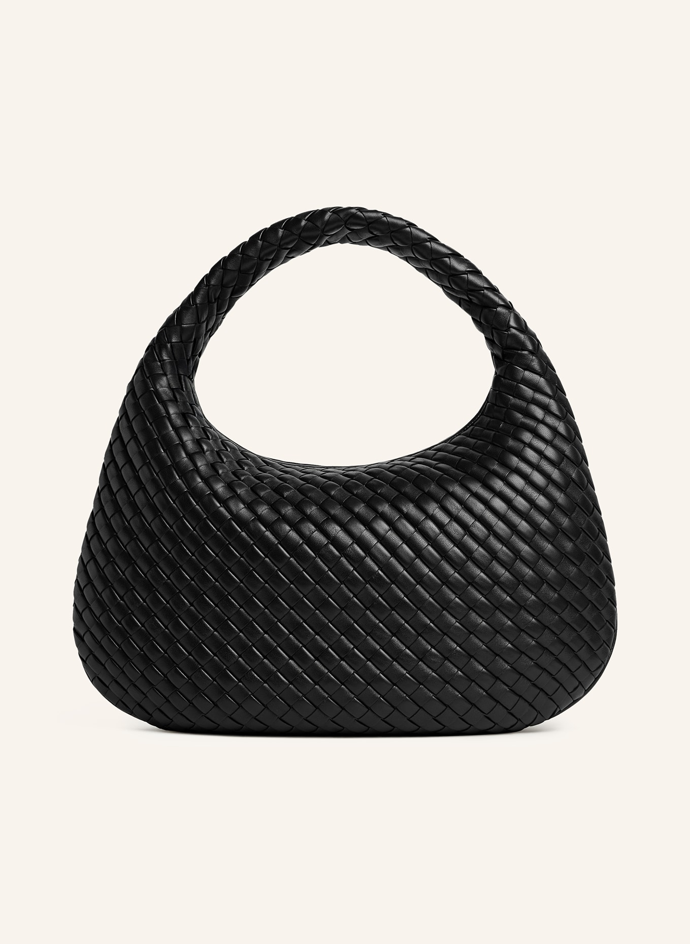 BOTTEGA VENETA Handtasche VENETA MEDIUM: BLACK/MUSE BRASS