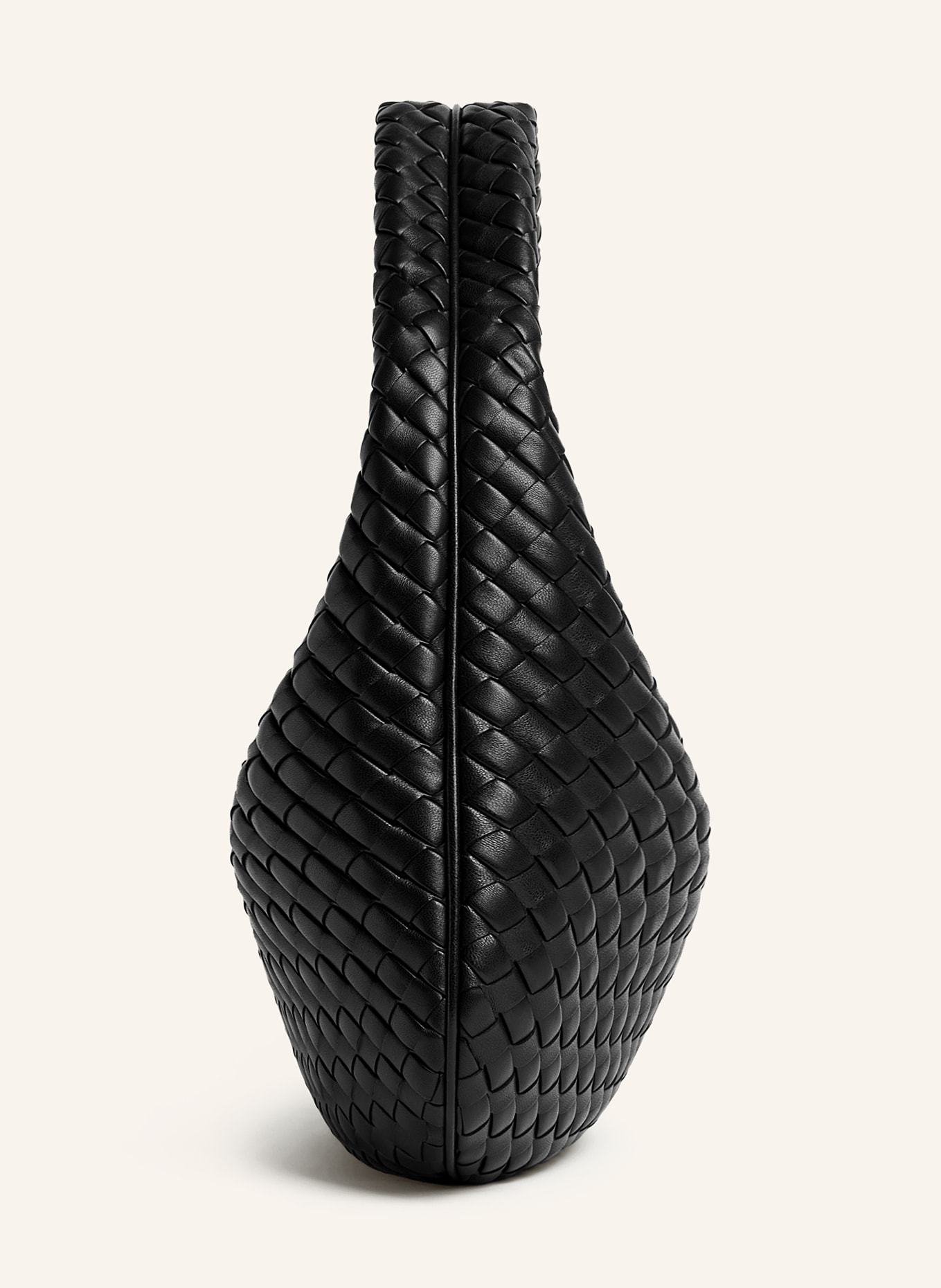 BOTTEGA VENETA Handtasche VENETA MEDIUM: BLACK/MUSE BRASS