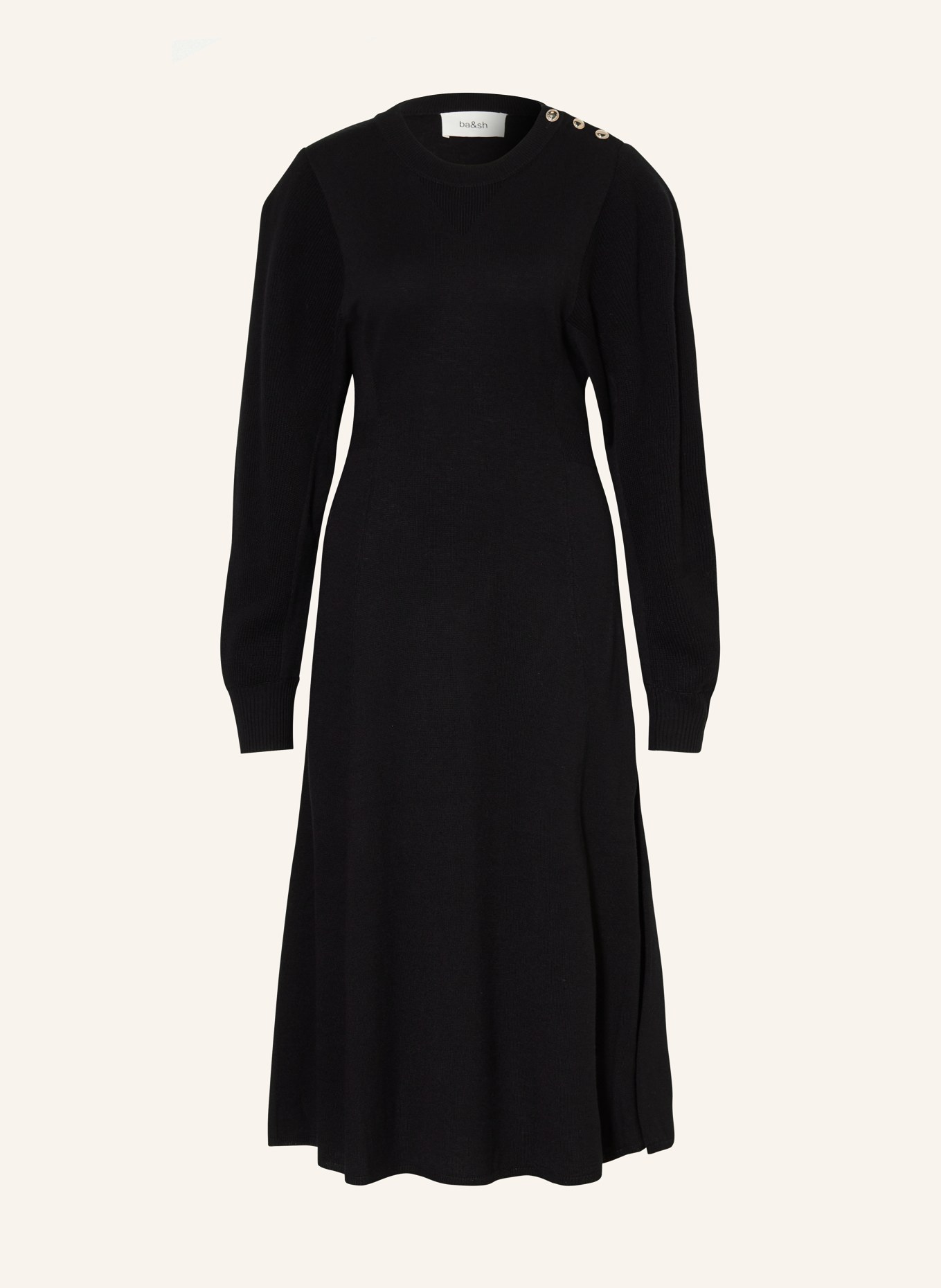 ba&sh Strickkleid JINNA: SCHWARZ