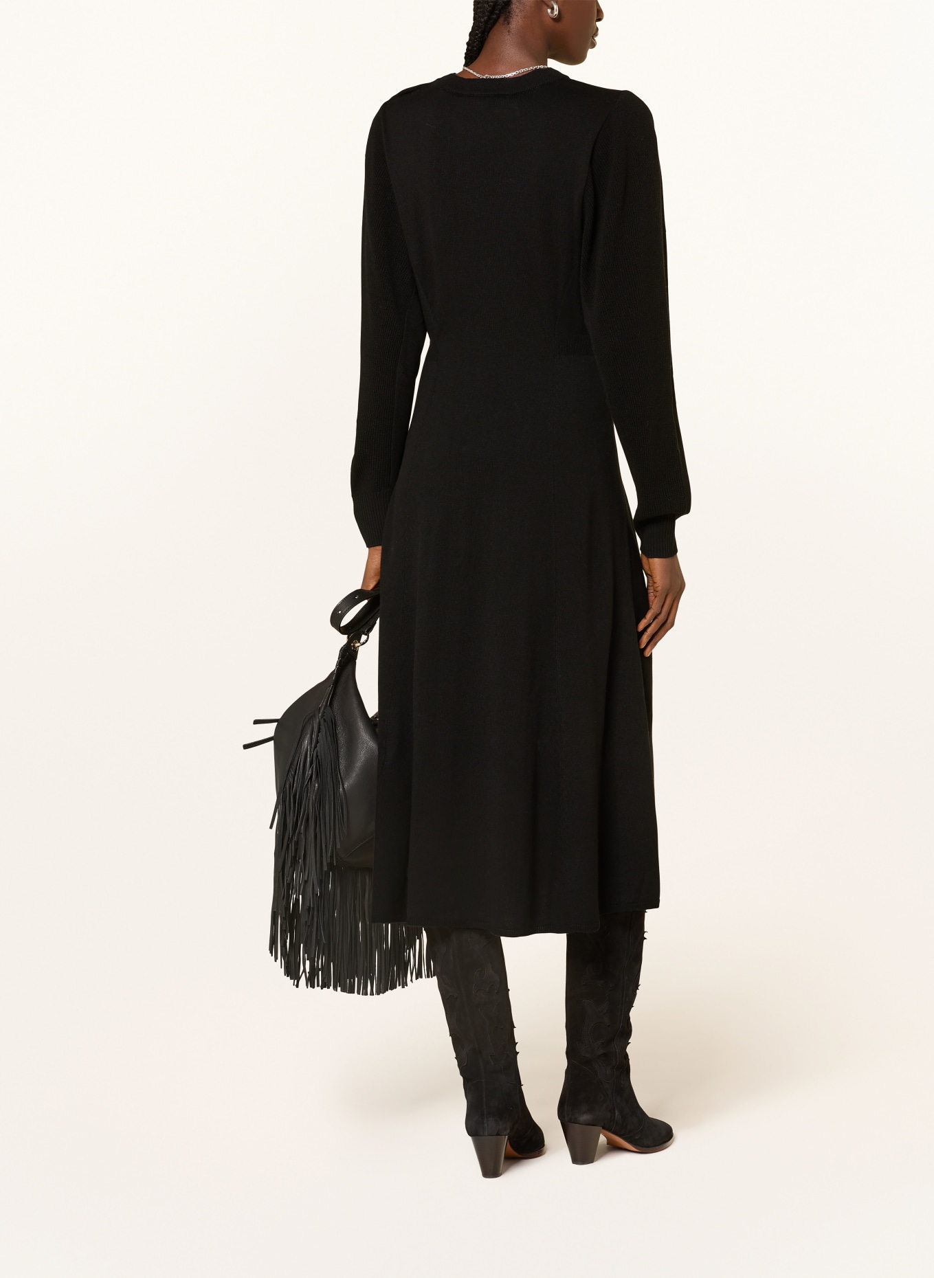 ba&sh Strickkleid JINNA: SCHWARZ