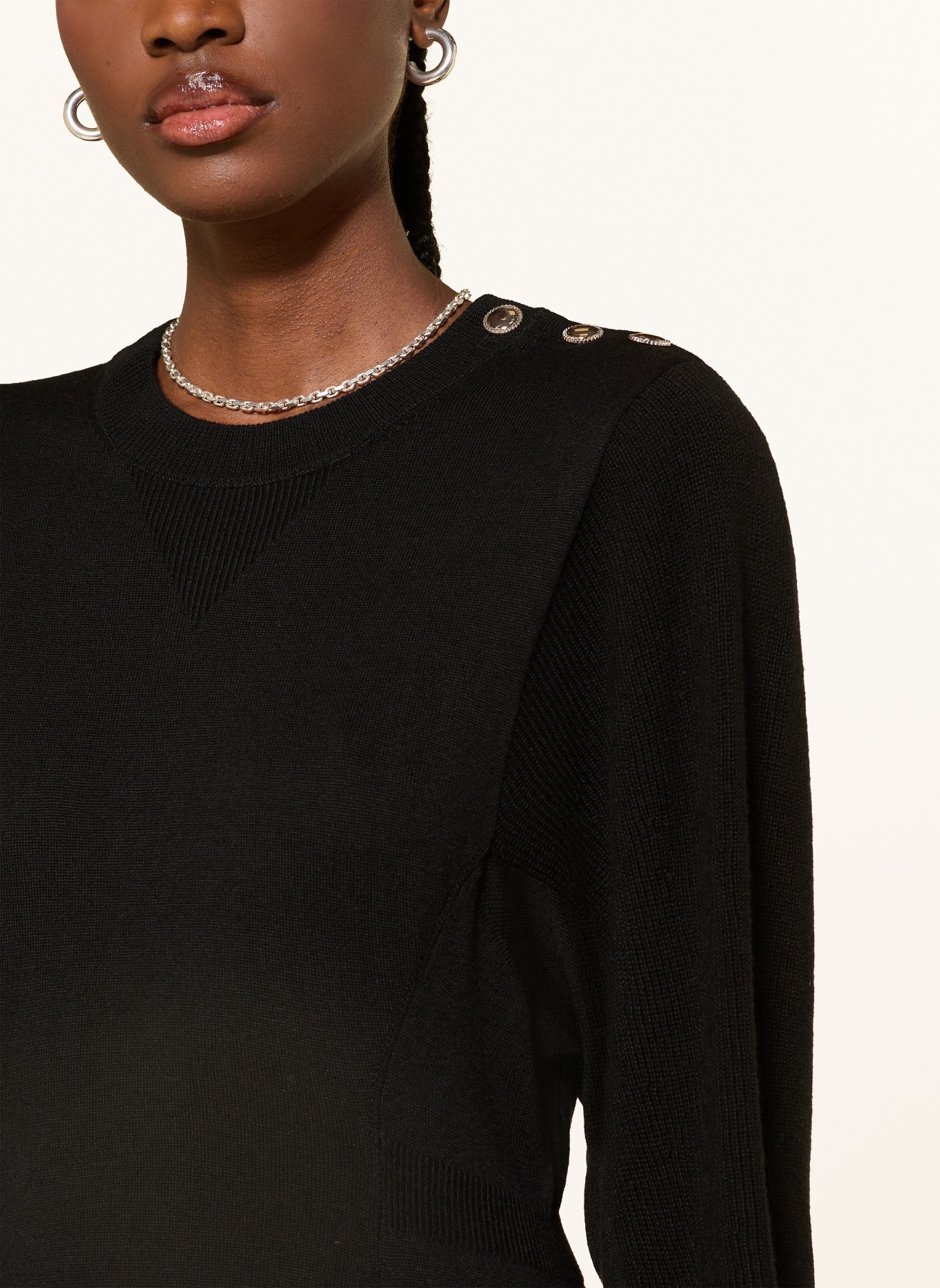 ba&sh Strickkleid JINNA: SCHWARZ