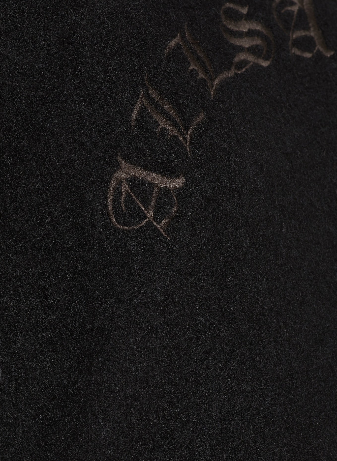 ALLSAINTS Pullover CURV mit Alpaka: SCHWARZ