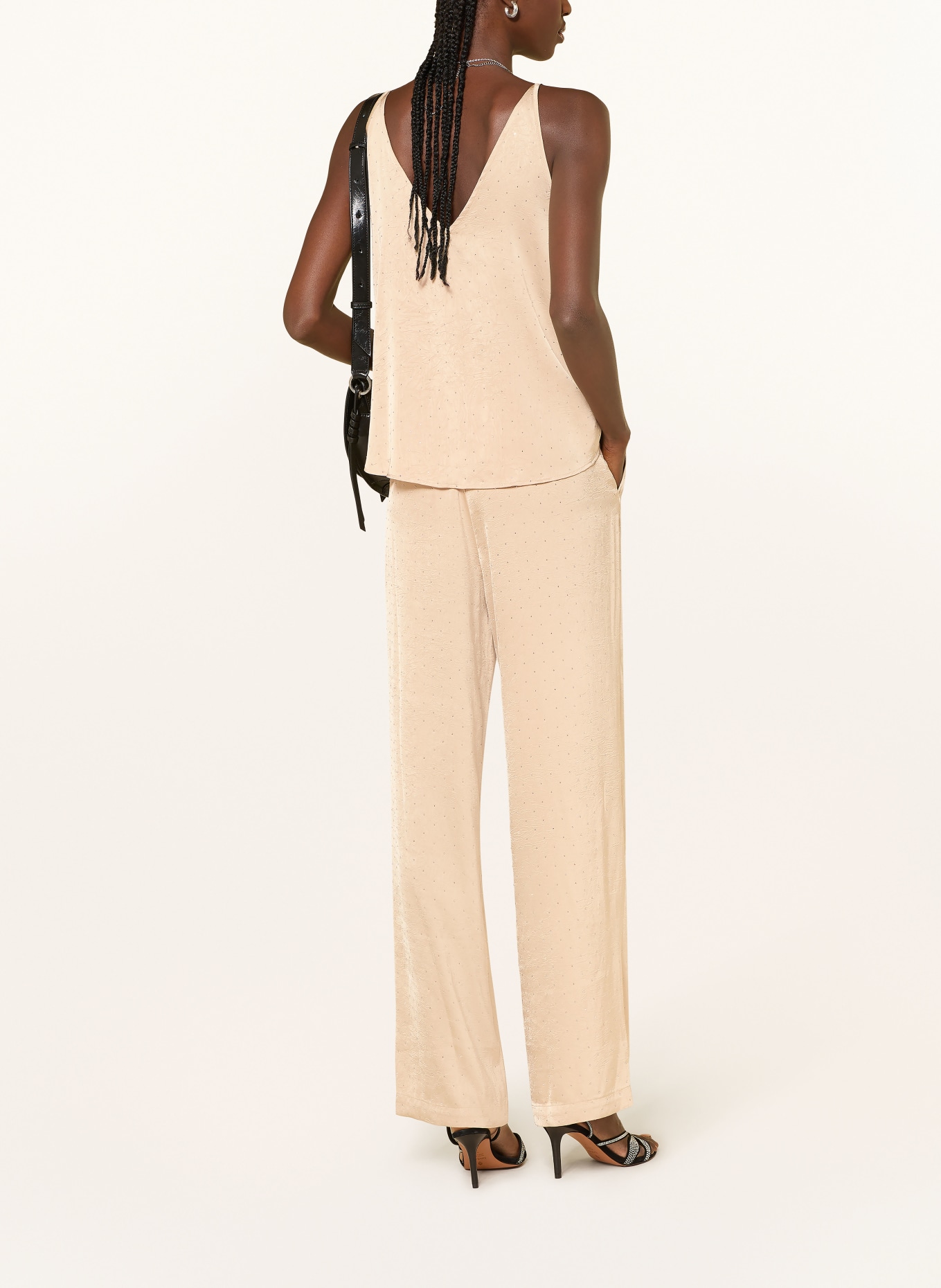 ba&sh Top DIGUE mit Schmucksteinen: CAMEL