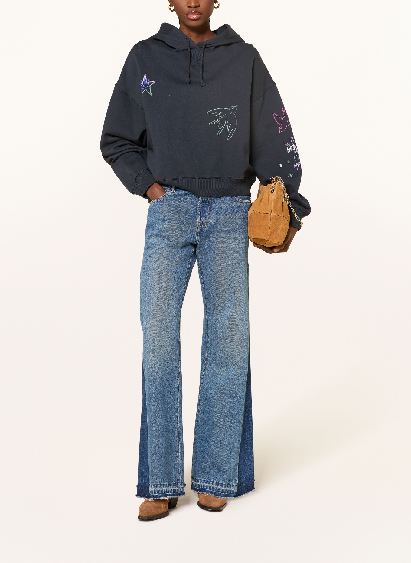 ba&sh Hoodie OASIS: DUNKELGRAU