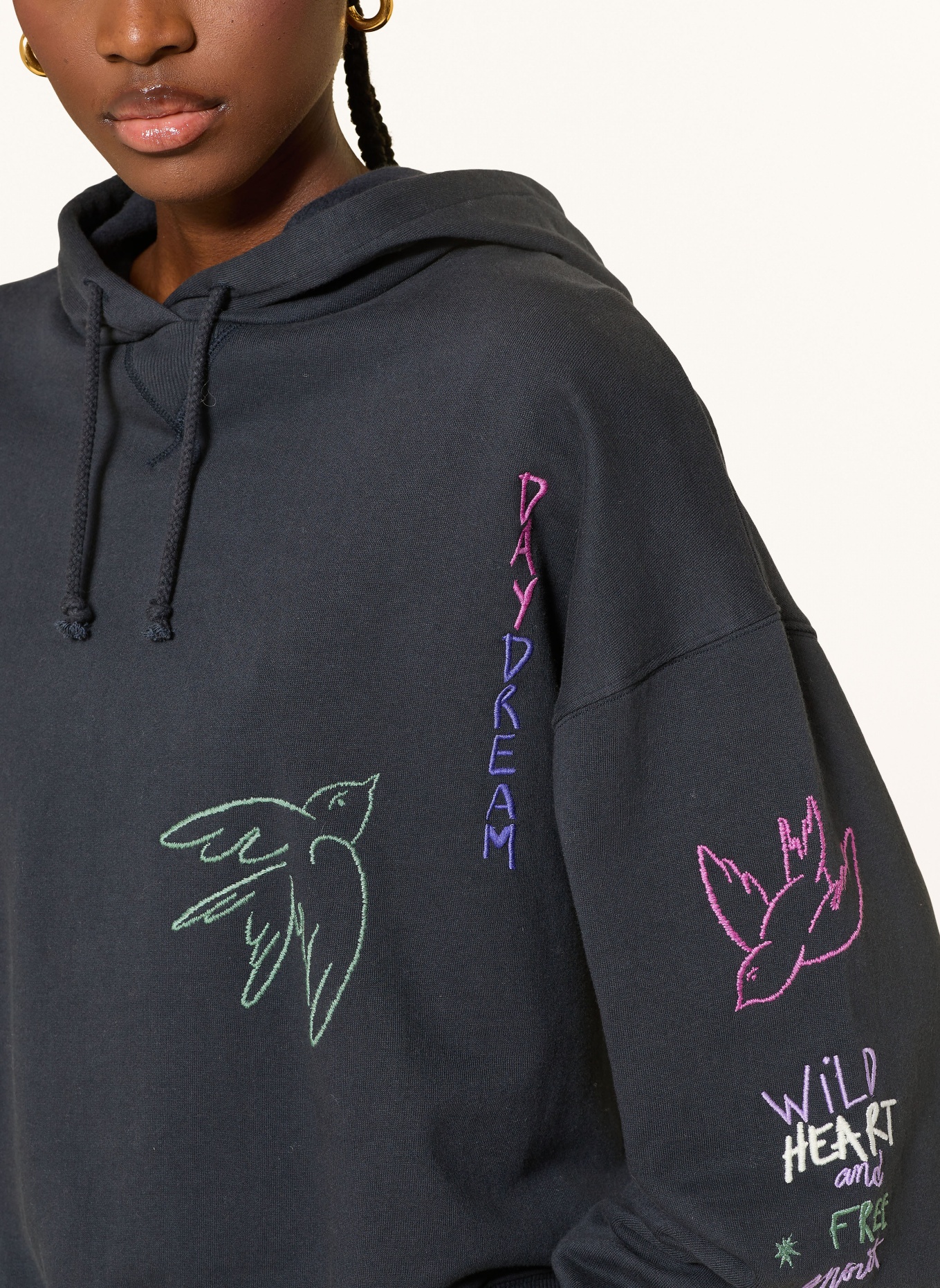 ba&sh Hoodie OASIS: DUNKELGRAU