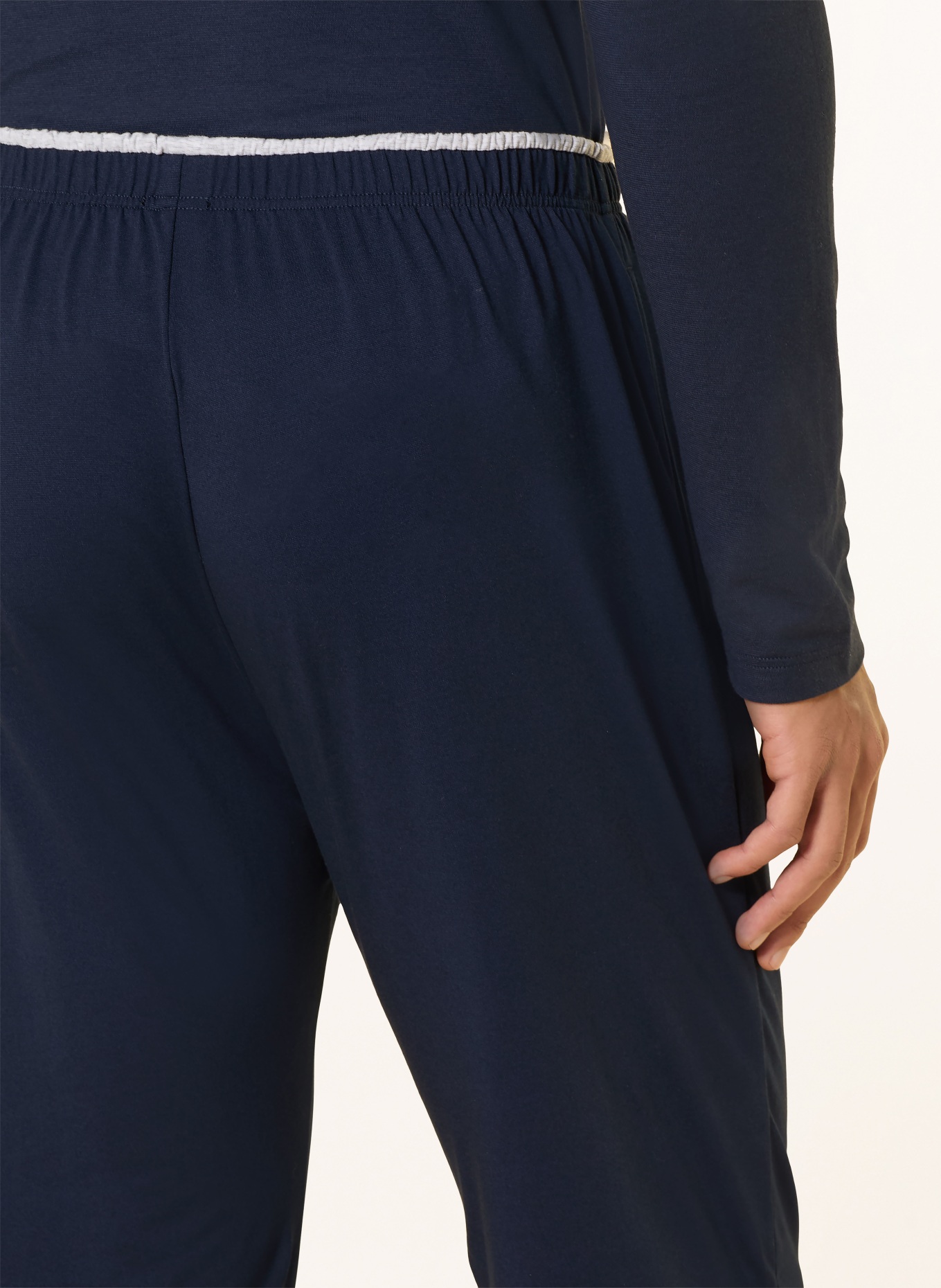 mey Schlafhose: DUNKELBLAU / HELLGRAU