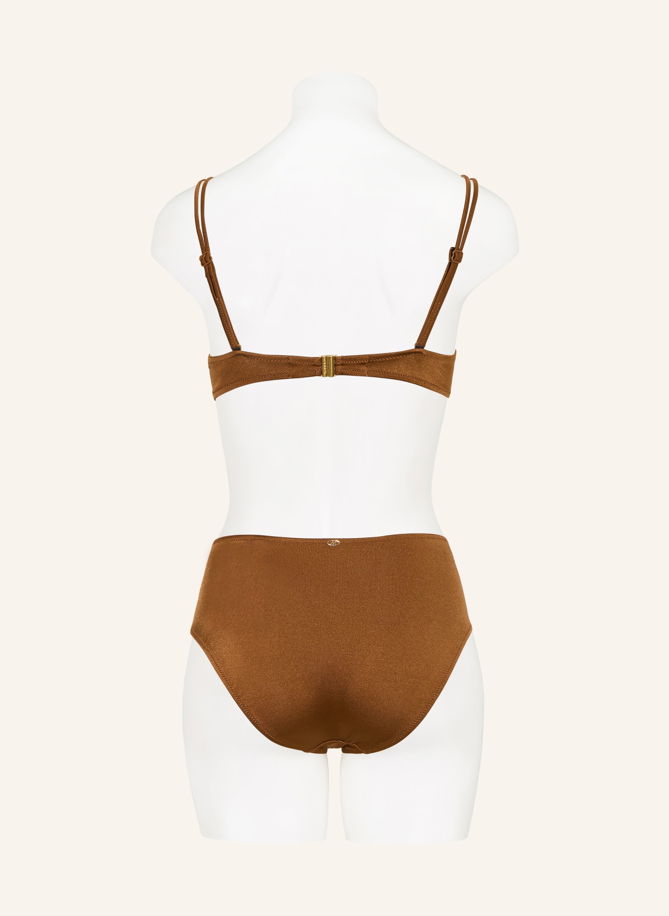 MARIE JO Bikinibroekje met hoge taille HELLO SUNSET: BRUIN
